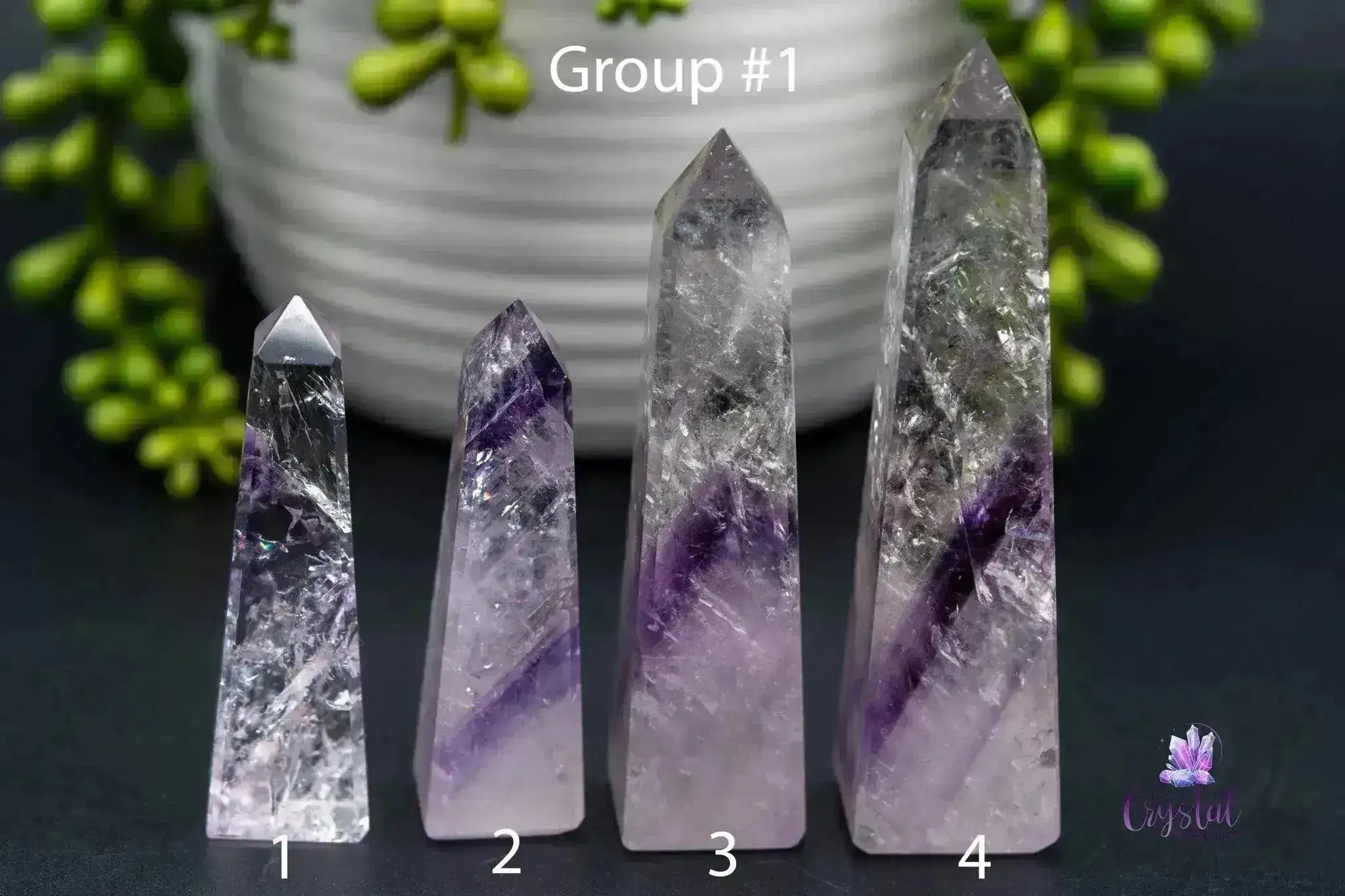 Phantom Amethyst Obelisk 2.5"-5.3"/65mm-136mm - My Crystal Addiction