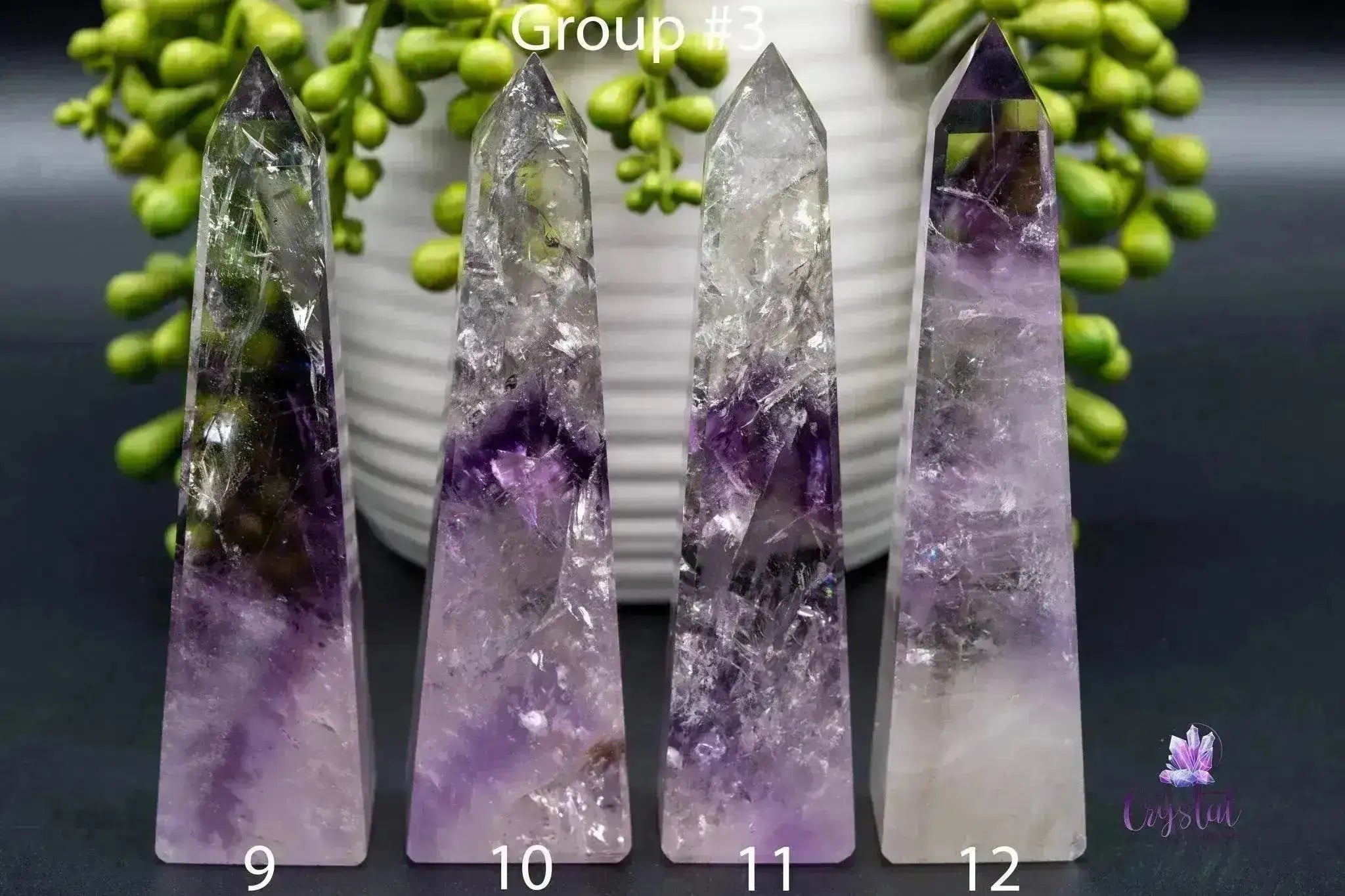 Phantom Amethyst Obelisk 2.5"-5.3"/65mm-136mm - My Crystal Addiction