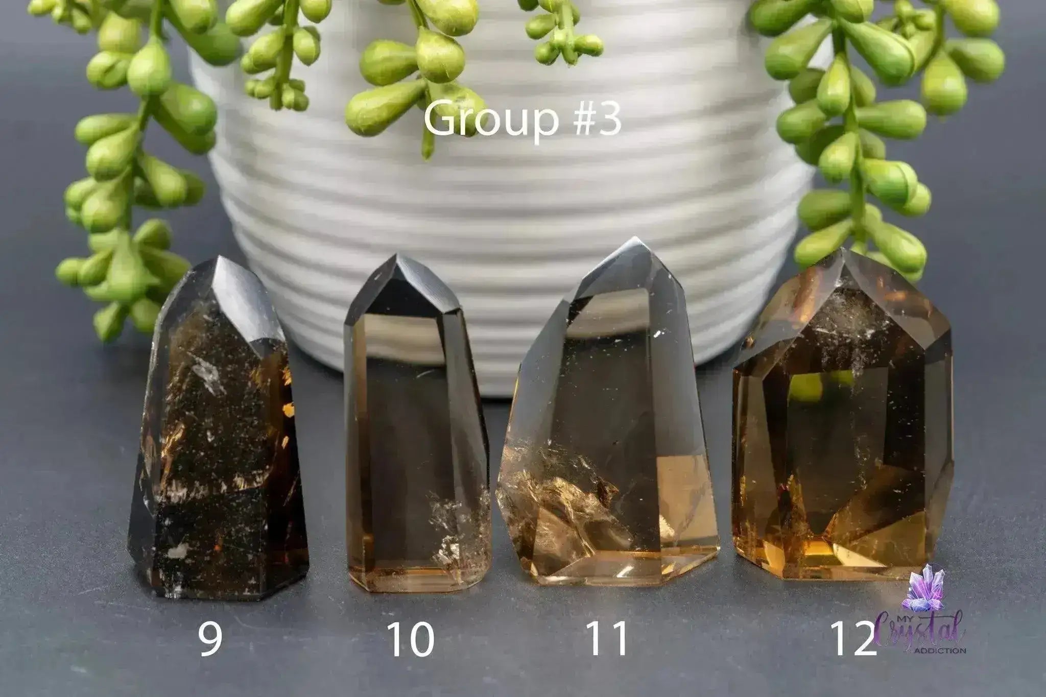 Smoky Citrine Towers - 1.3"-3.9"/34mm-100mm - High Quality Brazilian - My Crystal Addiction