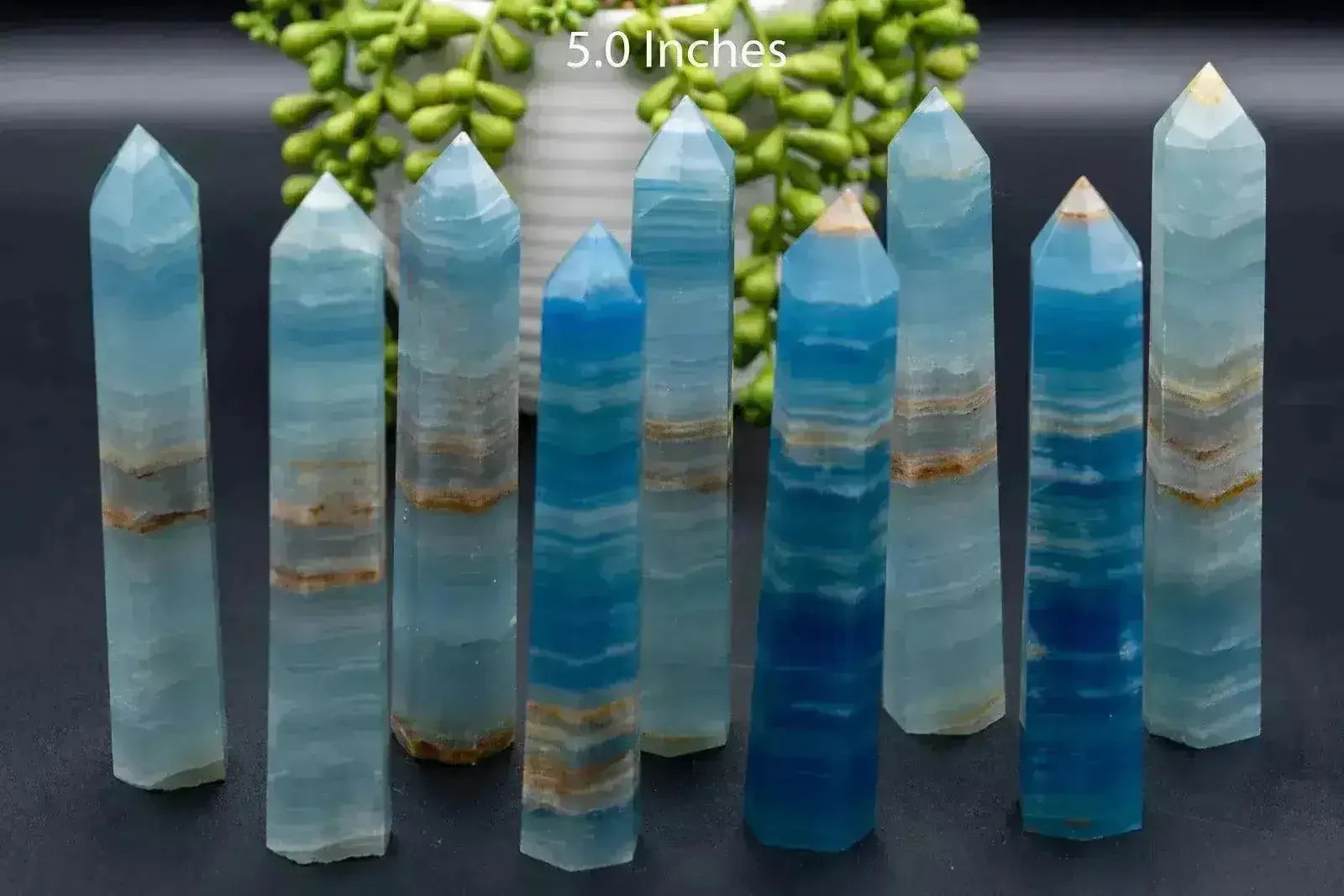 Blue Onyx Tower - My Crystal Addiction