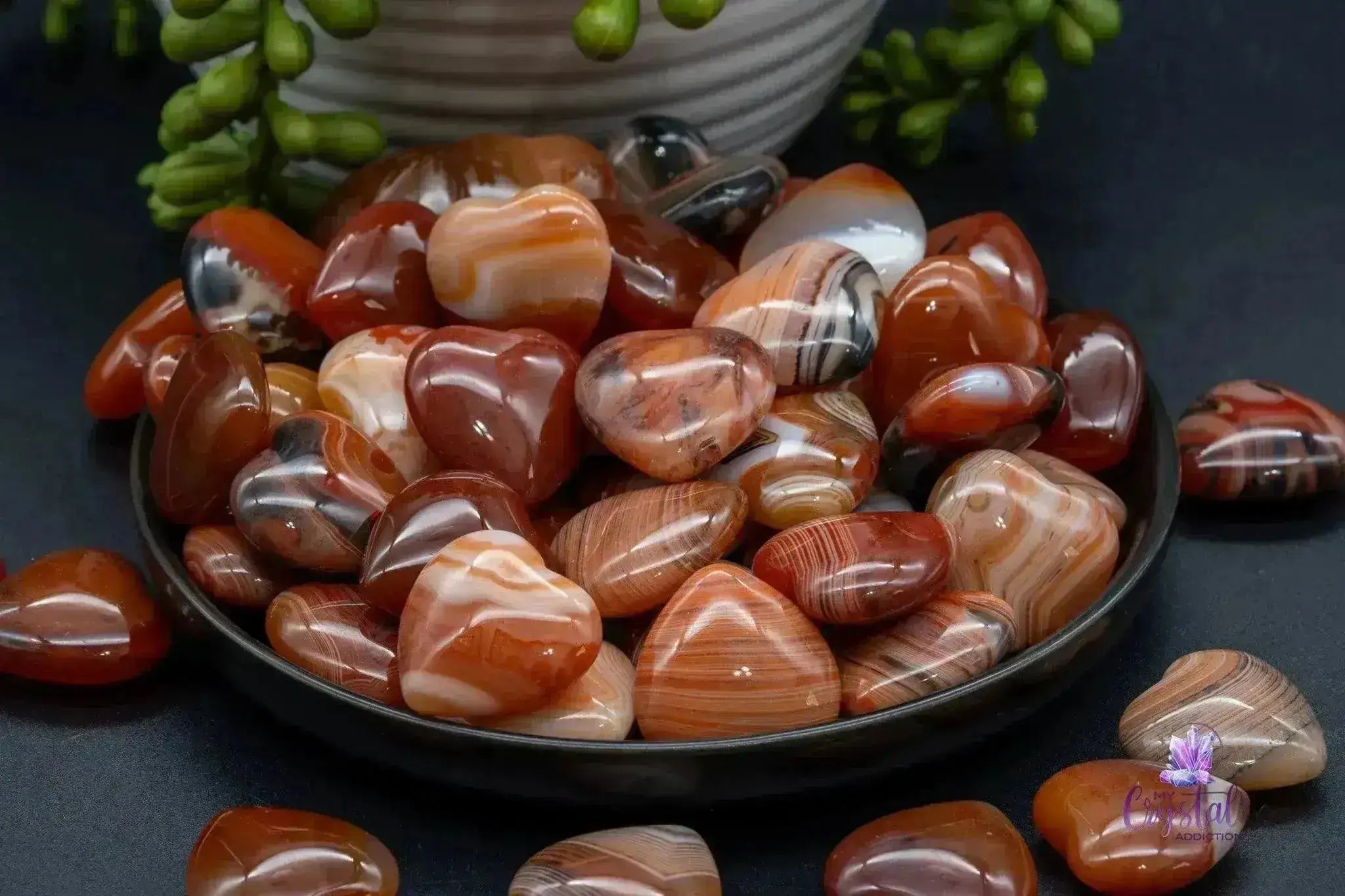 Carnelian Heart Carving 1" - My Crystal Addiction