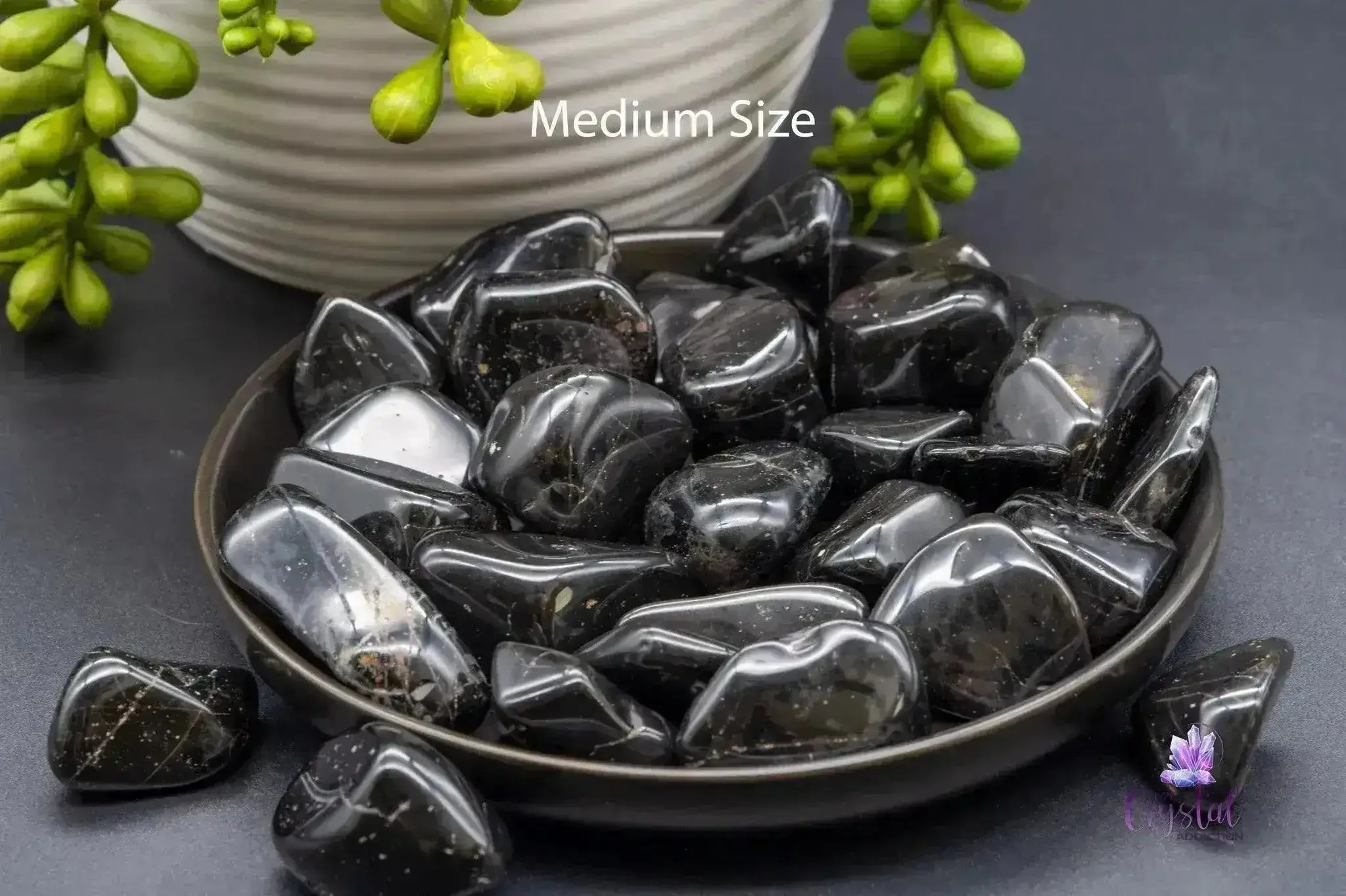 Black Onyx Tumble - My Crystal Addiction