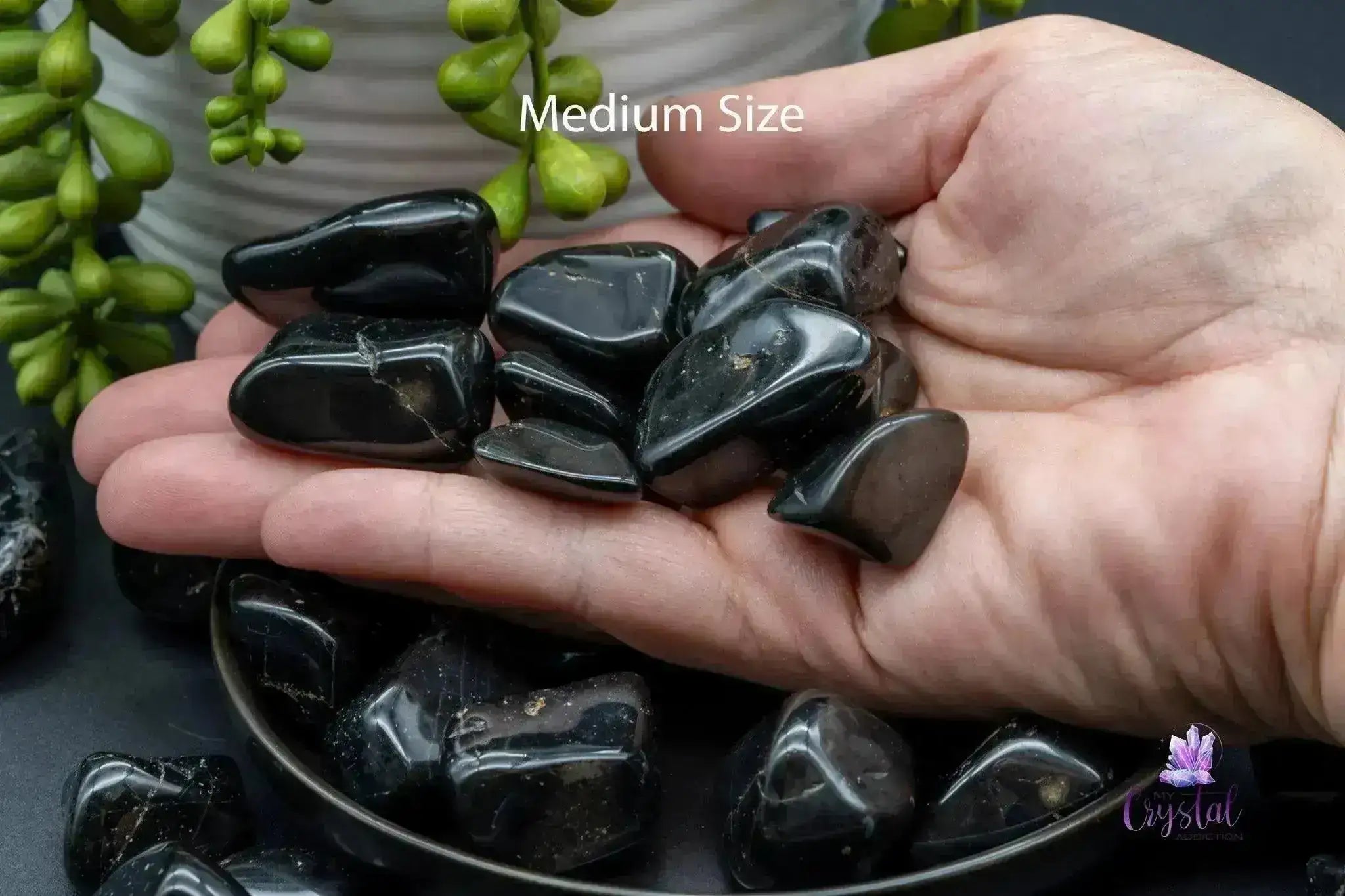 Black Onyx Tumble - My Crystal Addiction