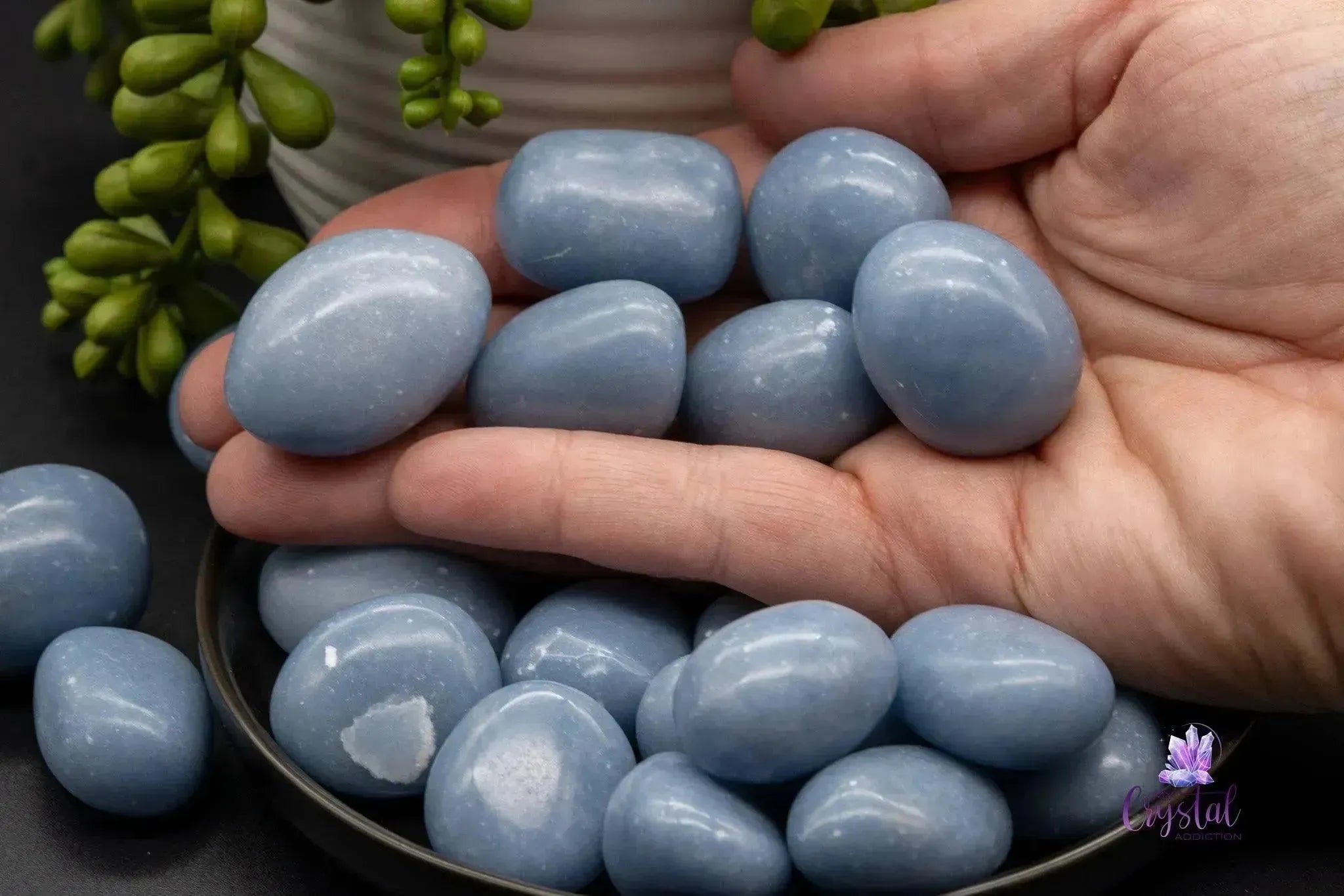 Angelite Tumble - My Crystal Addiction