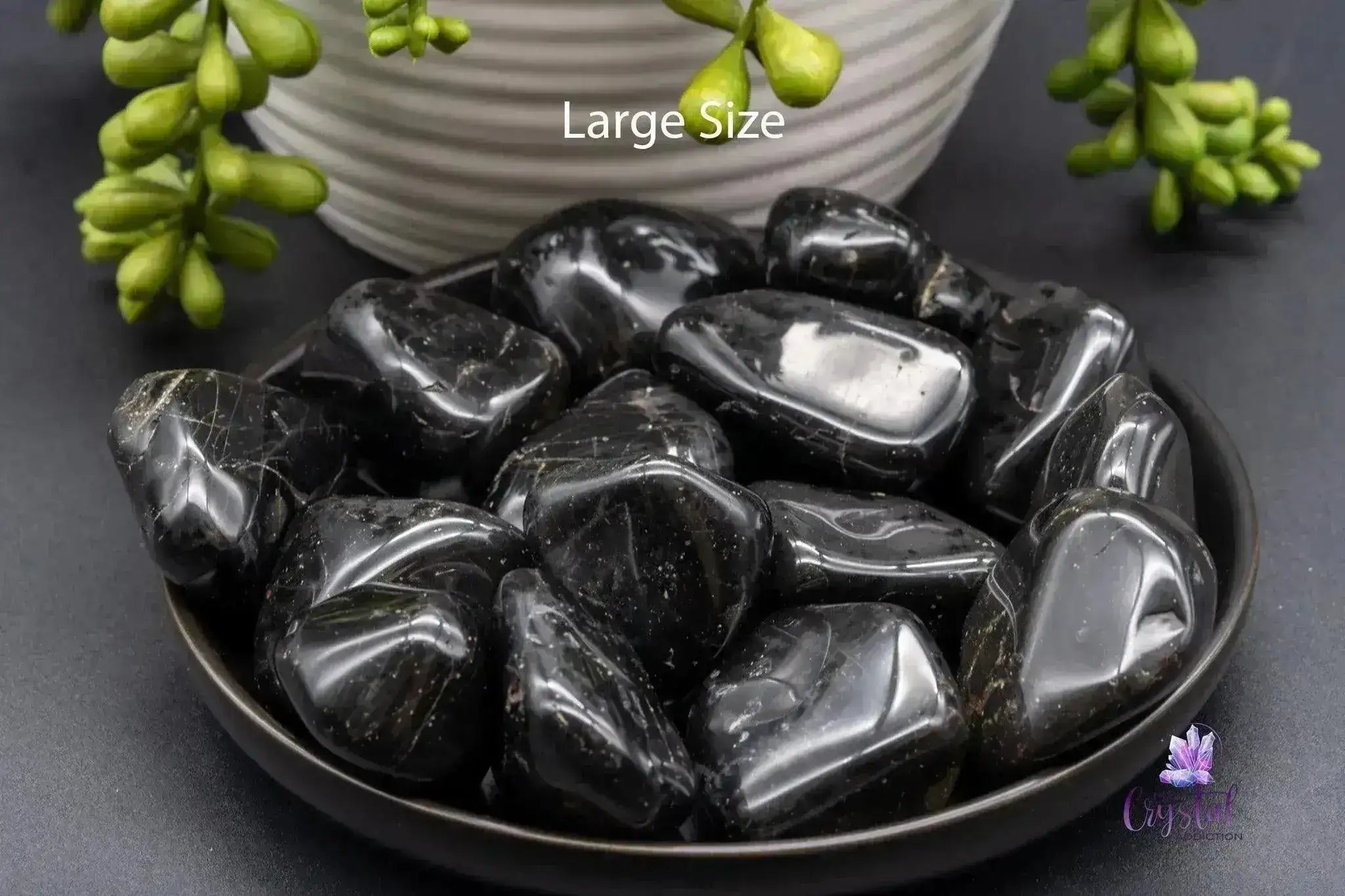 Black Onyx Tumble - My Crystal Addiction