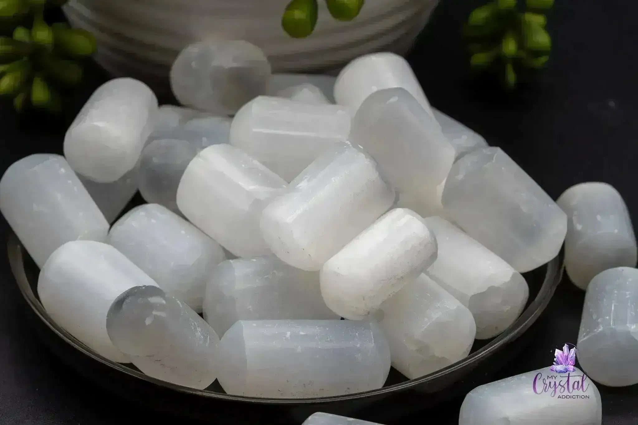Selenite Tumble - My Crystal Addiction