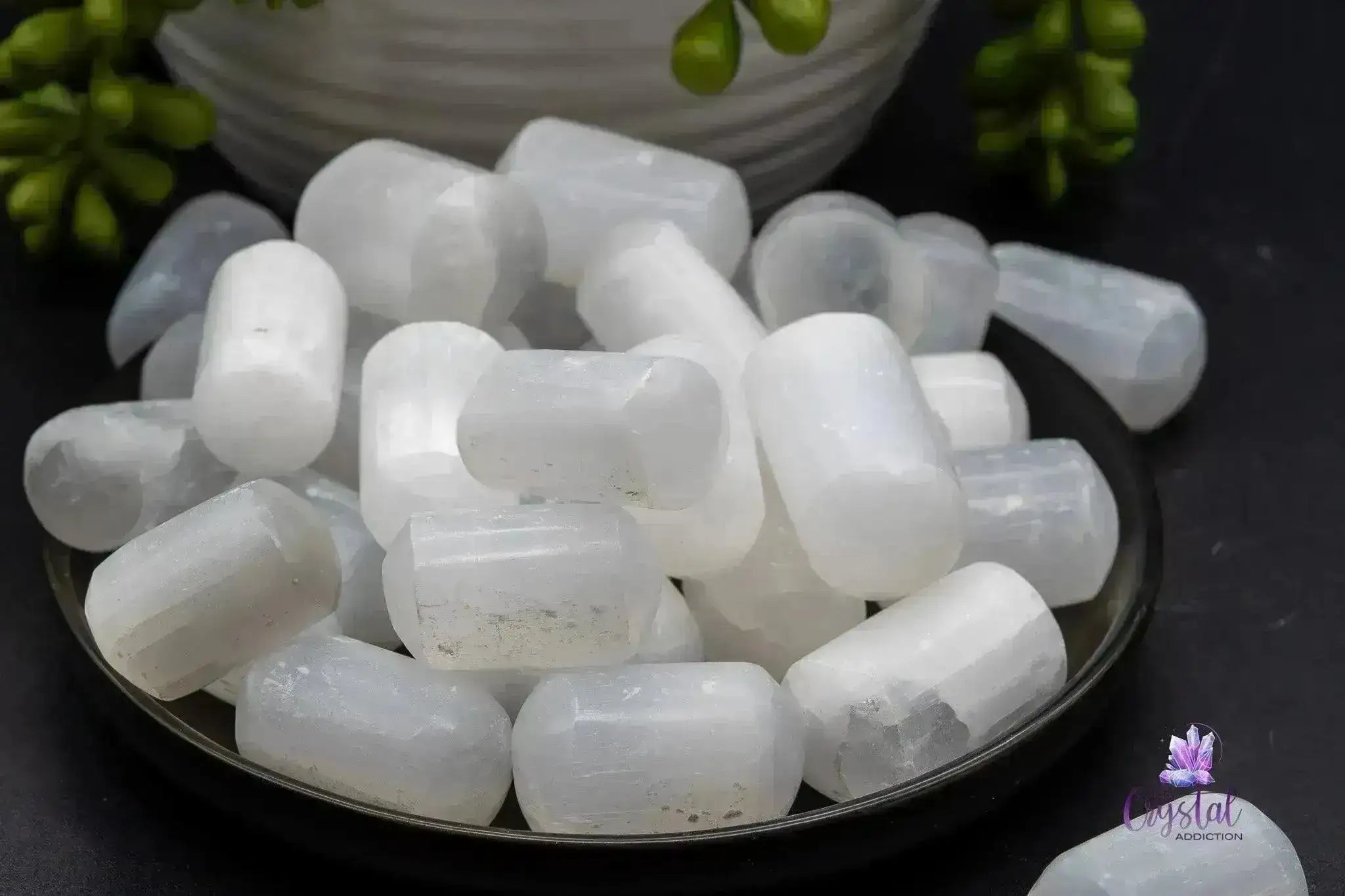 Selenite Tumble - My Crystal Addiction