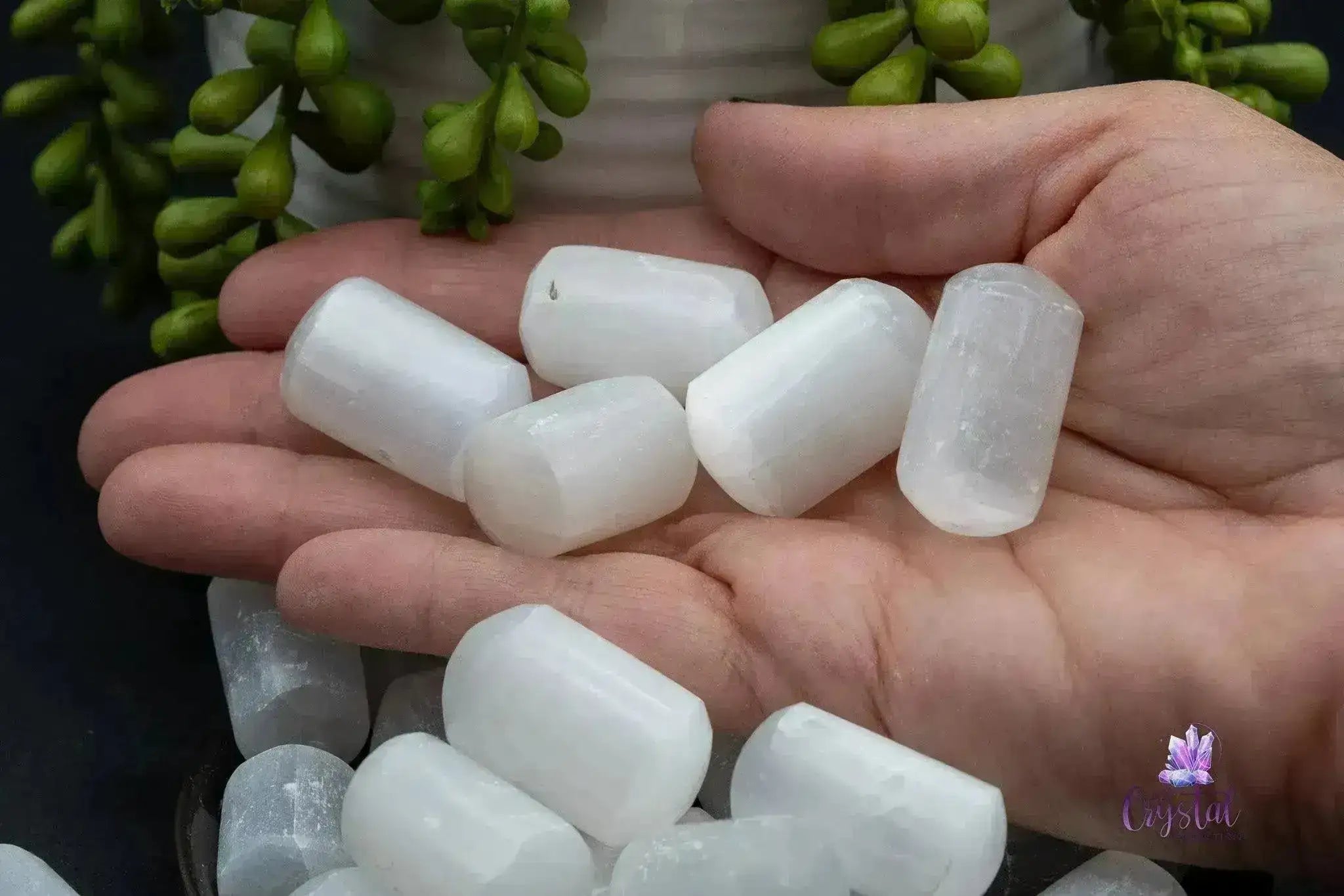 Selenite Tumble - My Crystal Addiction