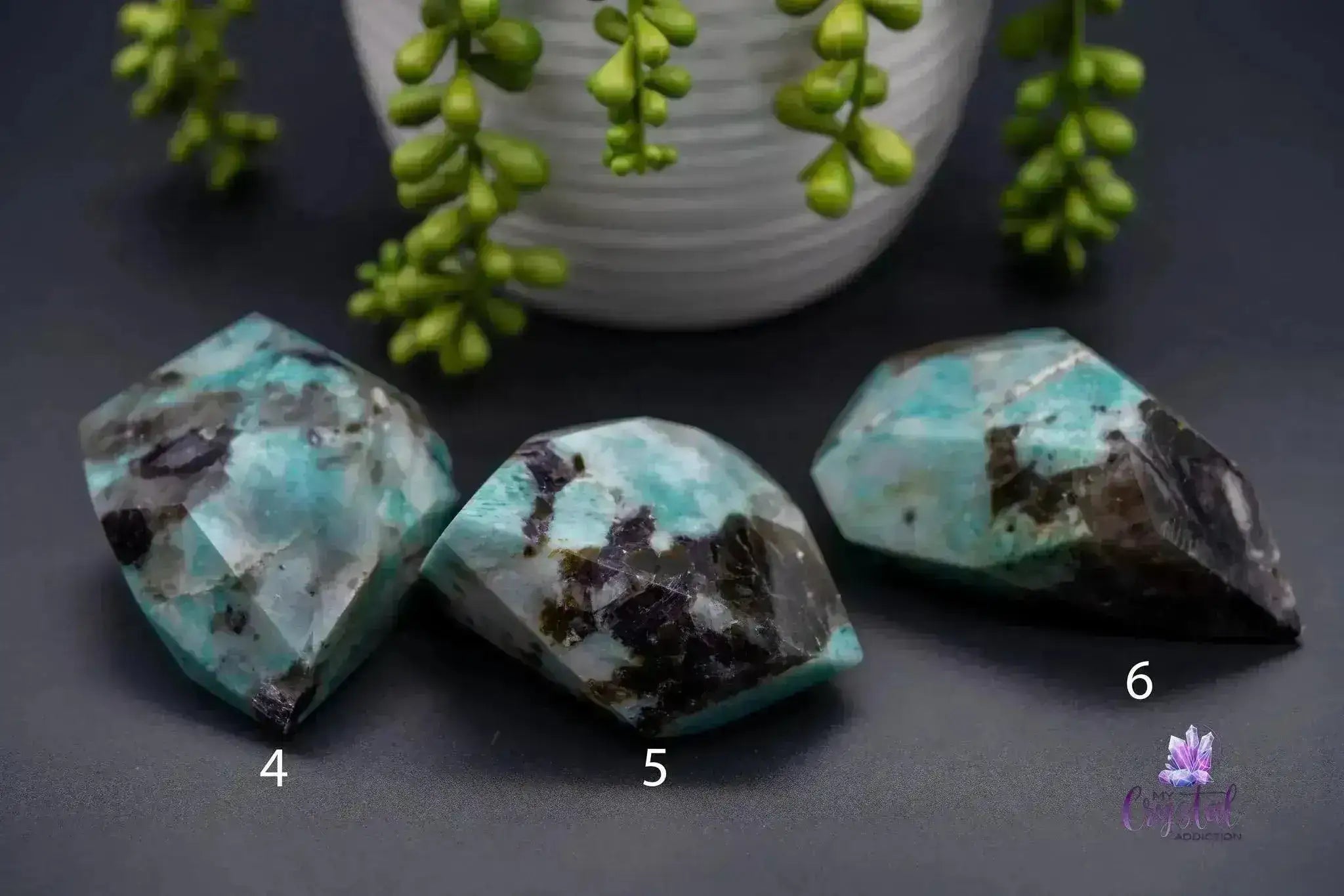 Amazonite with Smoky Quartz Freeform - My Crystal Addiction