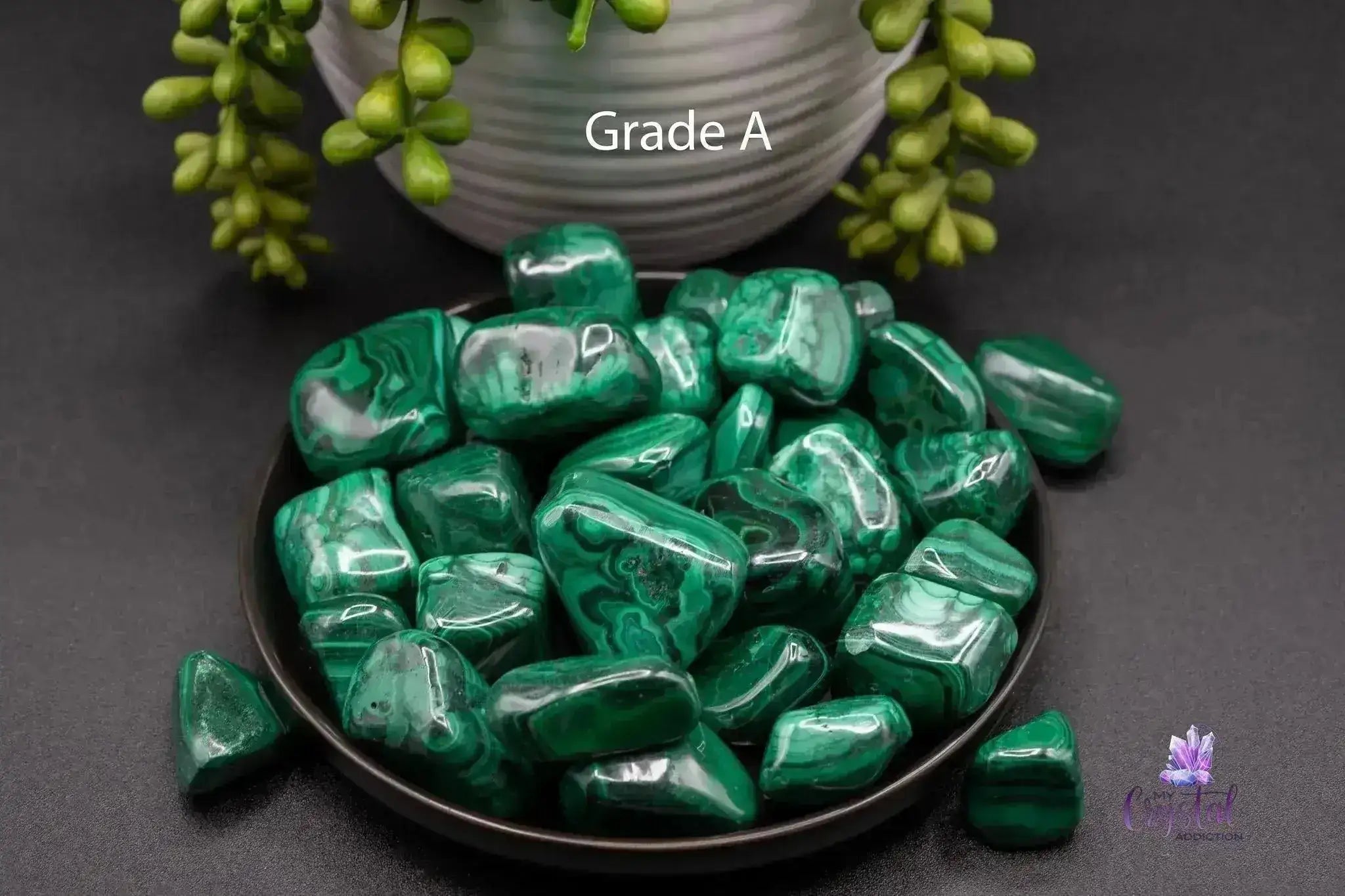 Malachite Tumble - Grade A - My Crystal Addiction