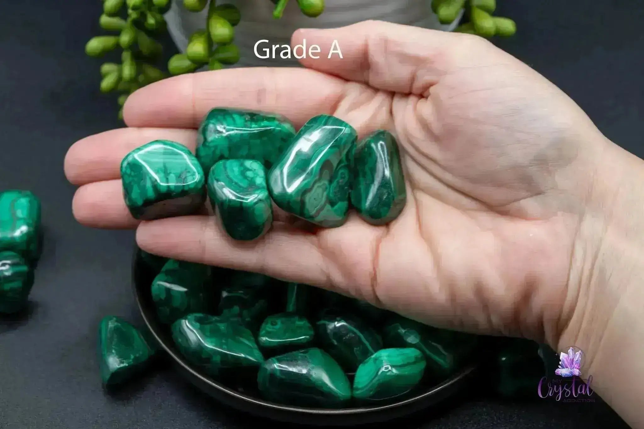 Malachite Tumble - Grade A - My Crystal Addiction