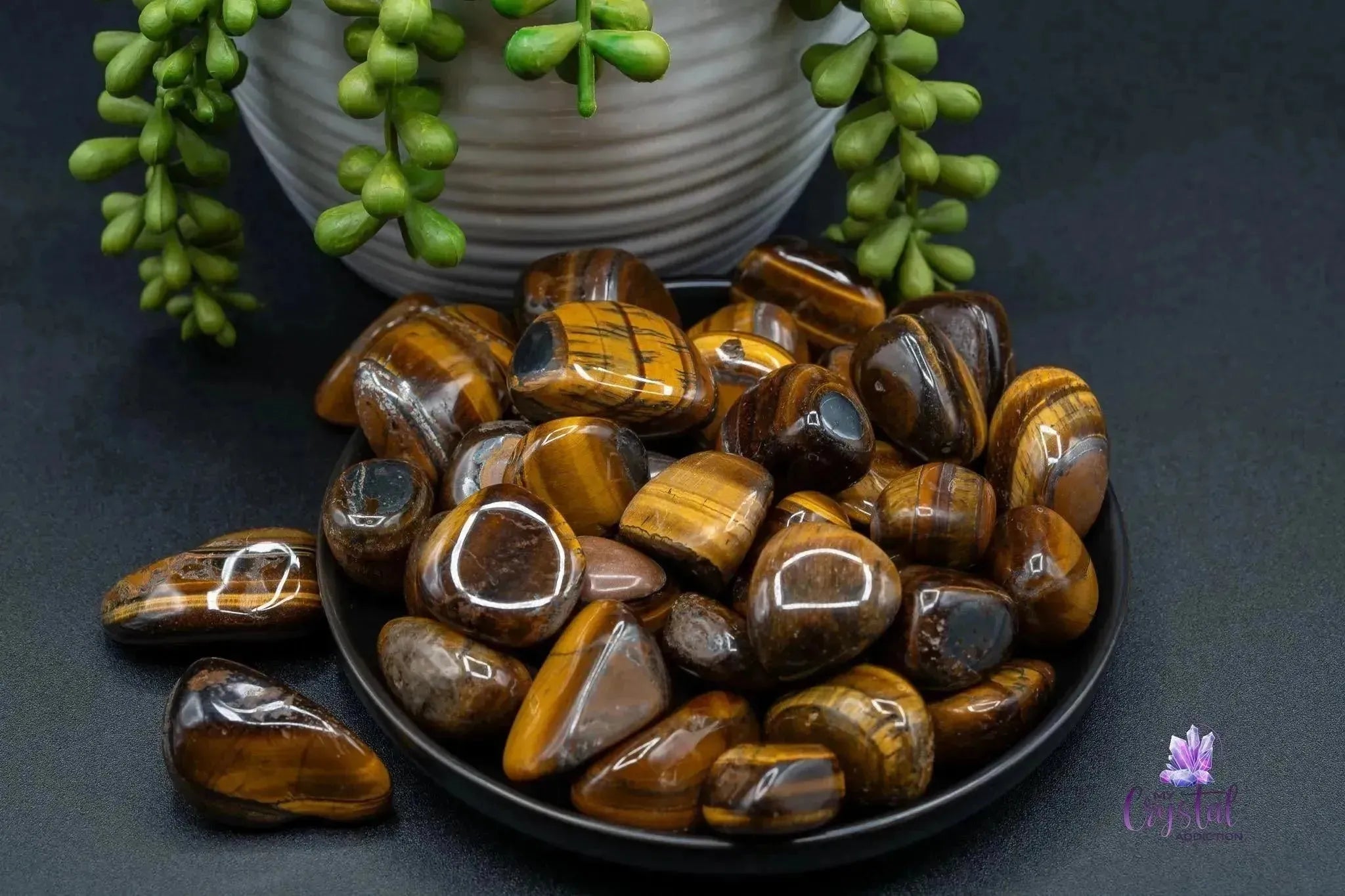 Tiger Eye Tumble - My Crystal Addiction