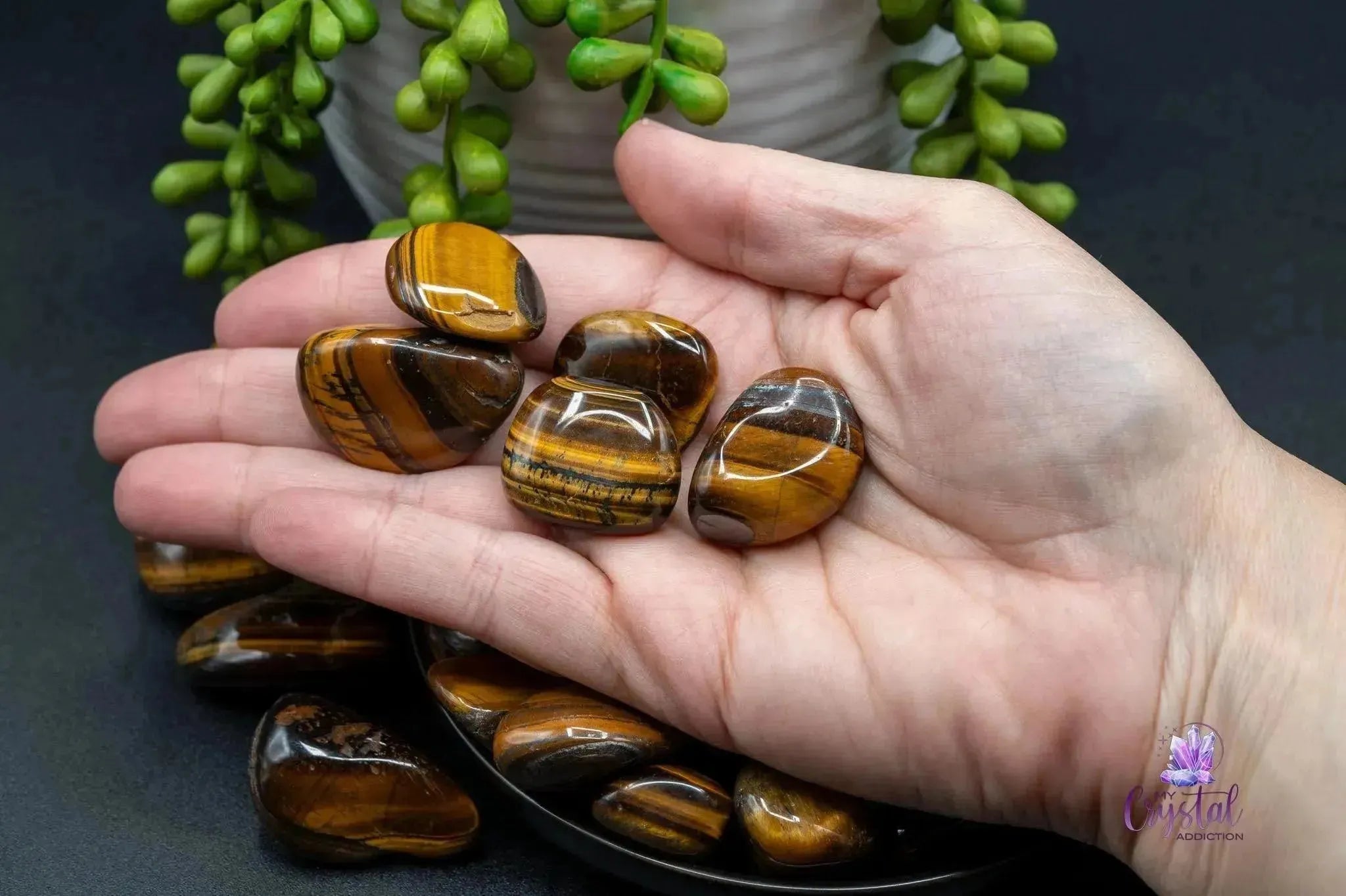 Tiger Eye Tumble - My Crystal Addiction