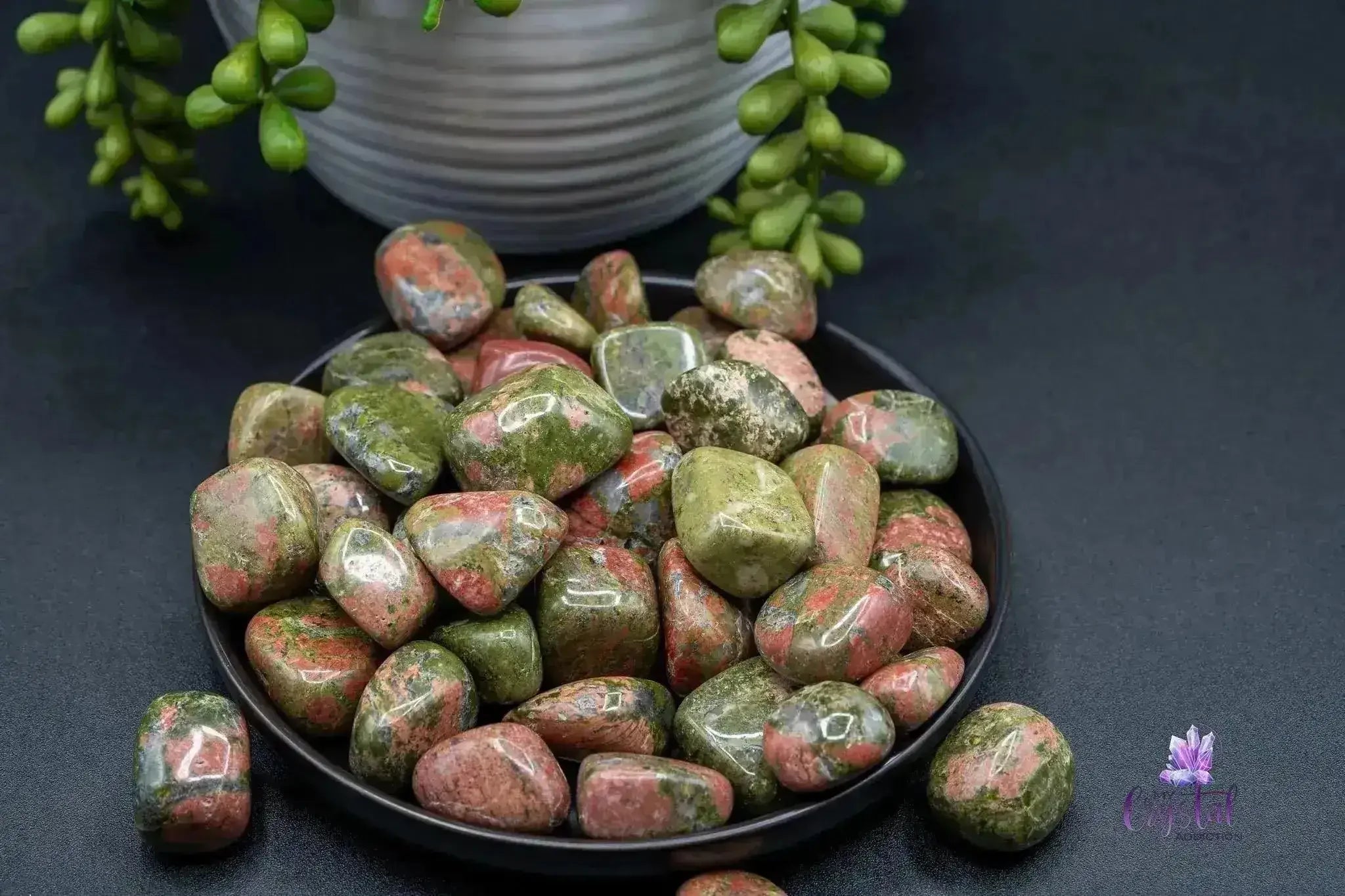 Unakite Tumble - My Crystal Addiction