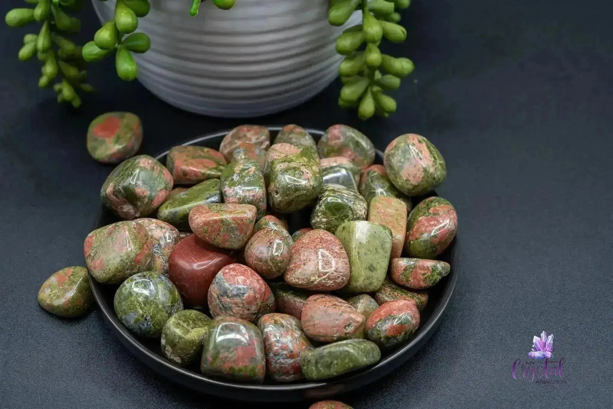 Unakite Tumble - My Crystal Addiction