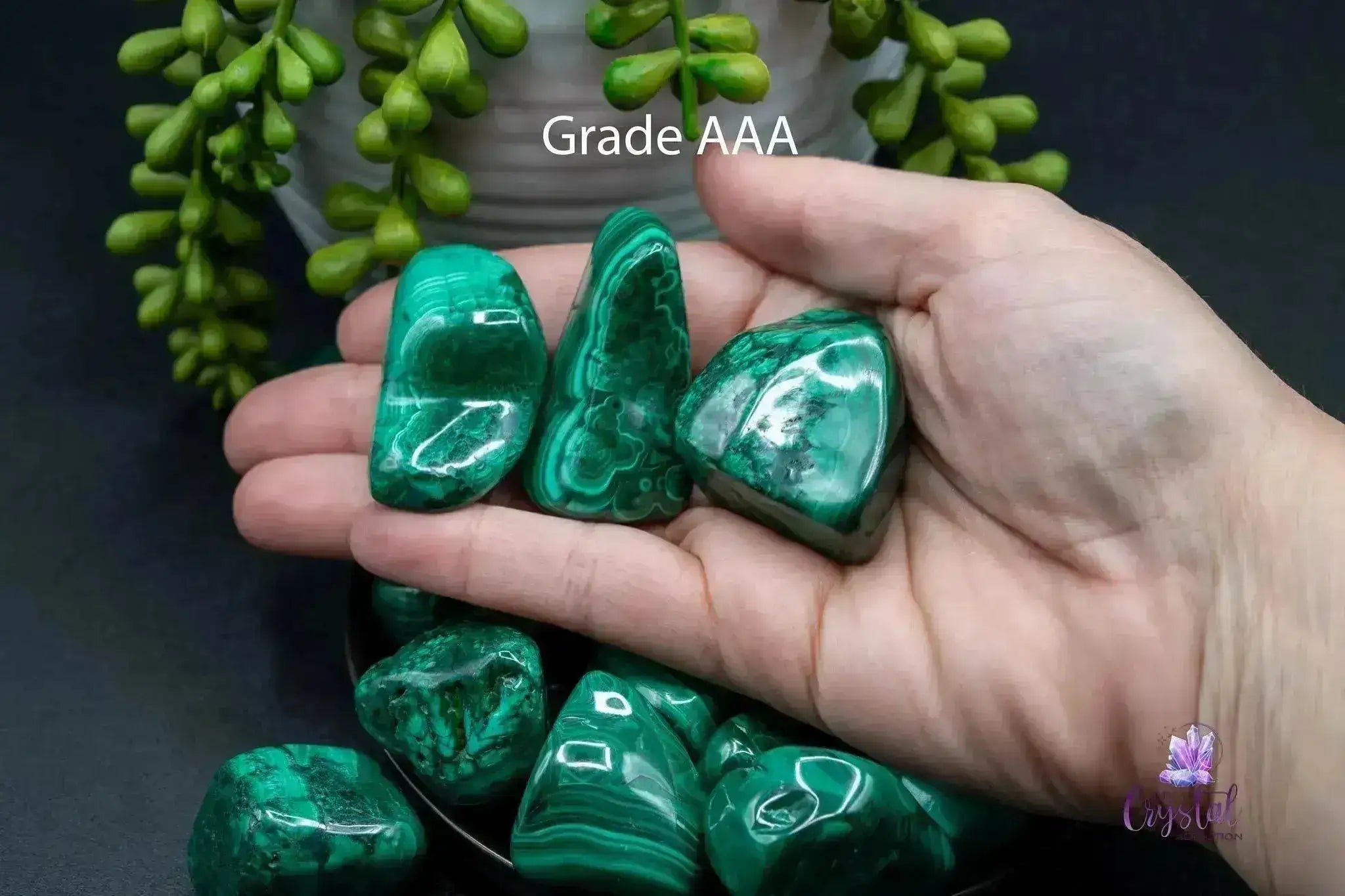 Malachite Tumble - Grade AAA - My Crystal Addiction
