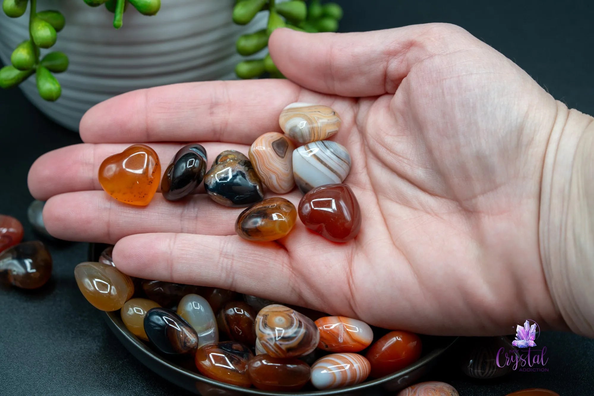 Carnelian Heart Carving 0.75" - My Crystal Addiction