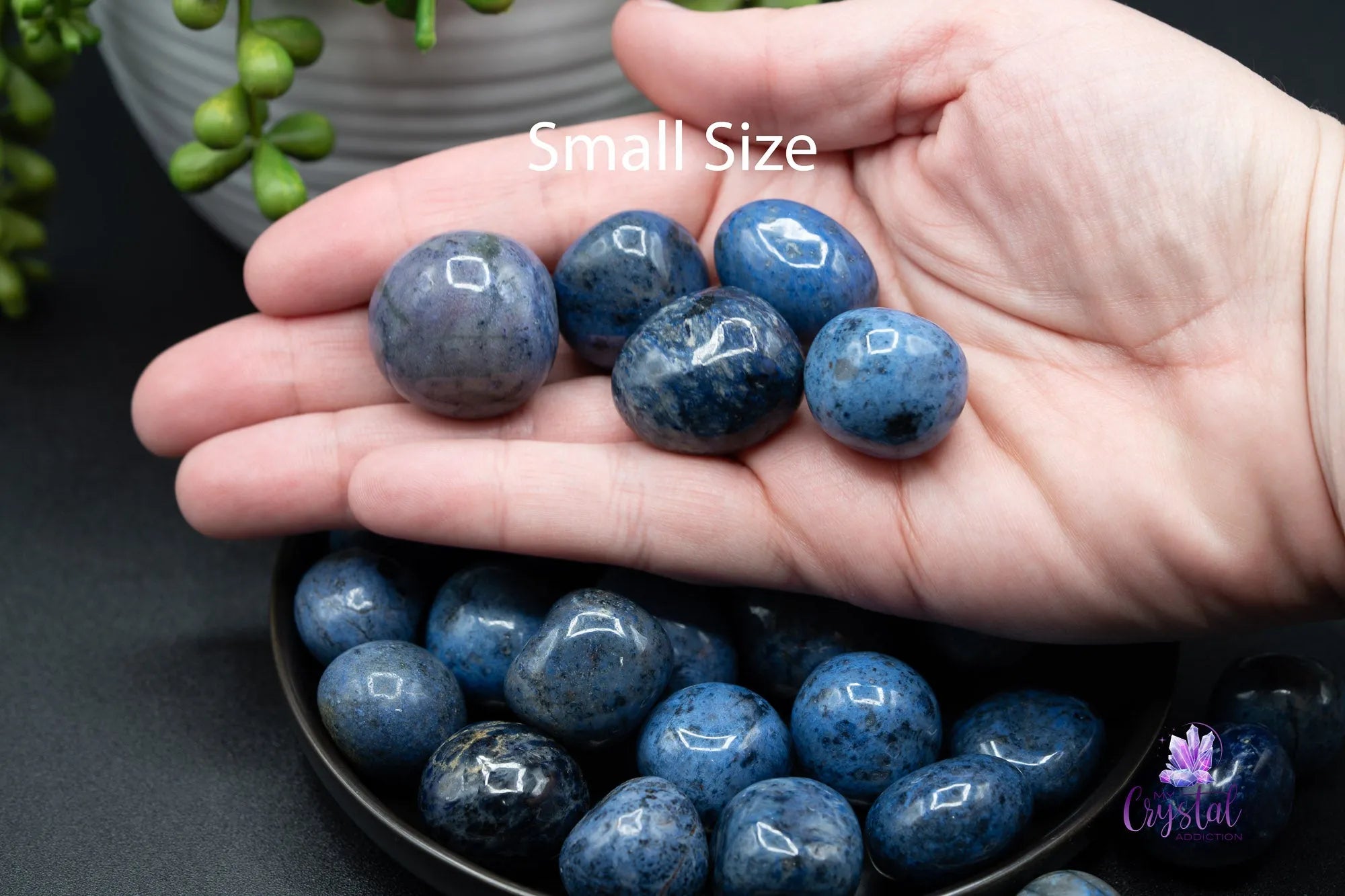 Dumortierite Tumble - My Crystal Addiction