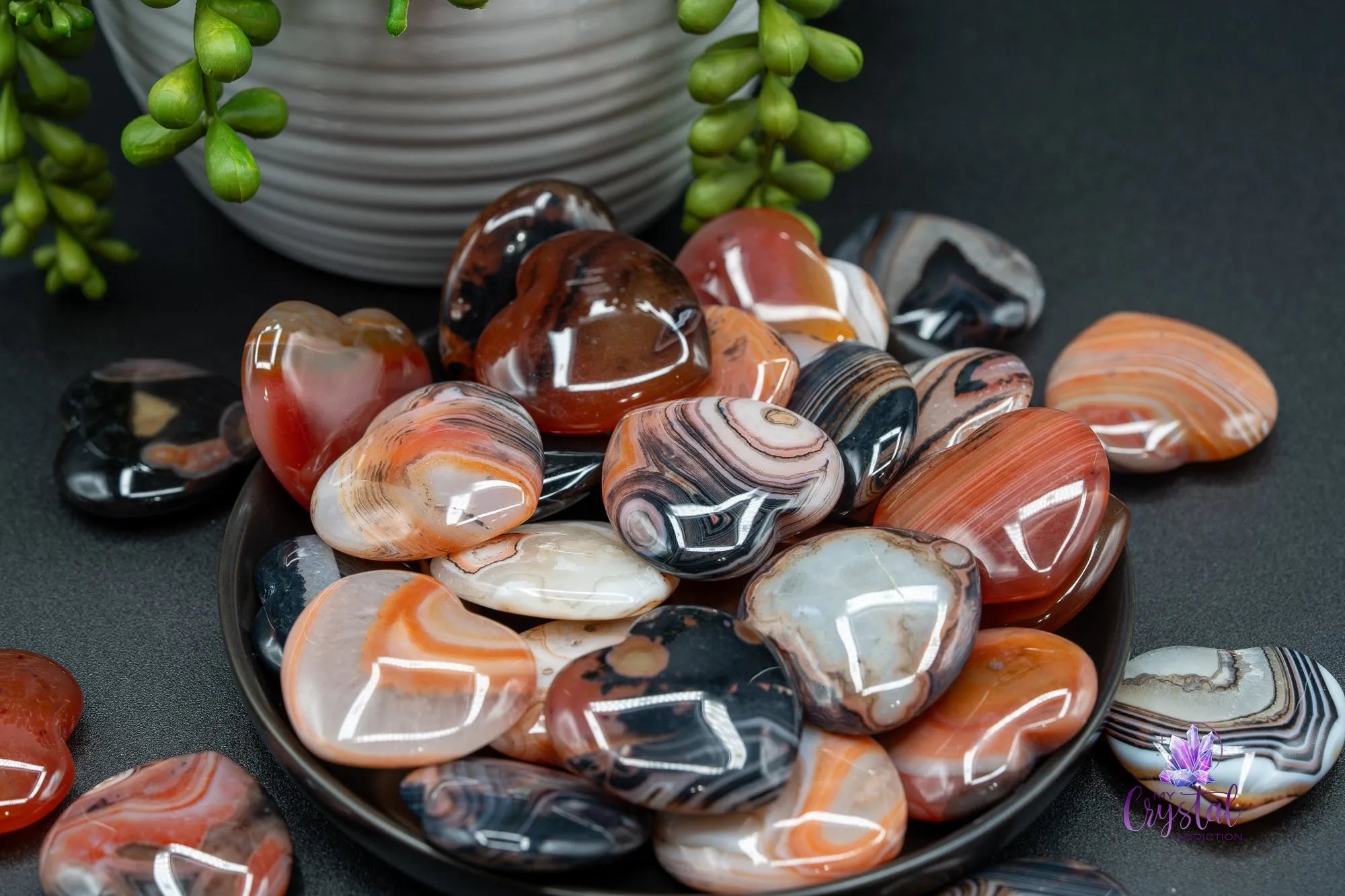 Carnelian Heart Carving 1.3" - My Crystal Addiction