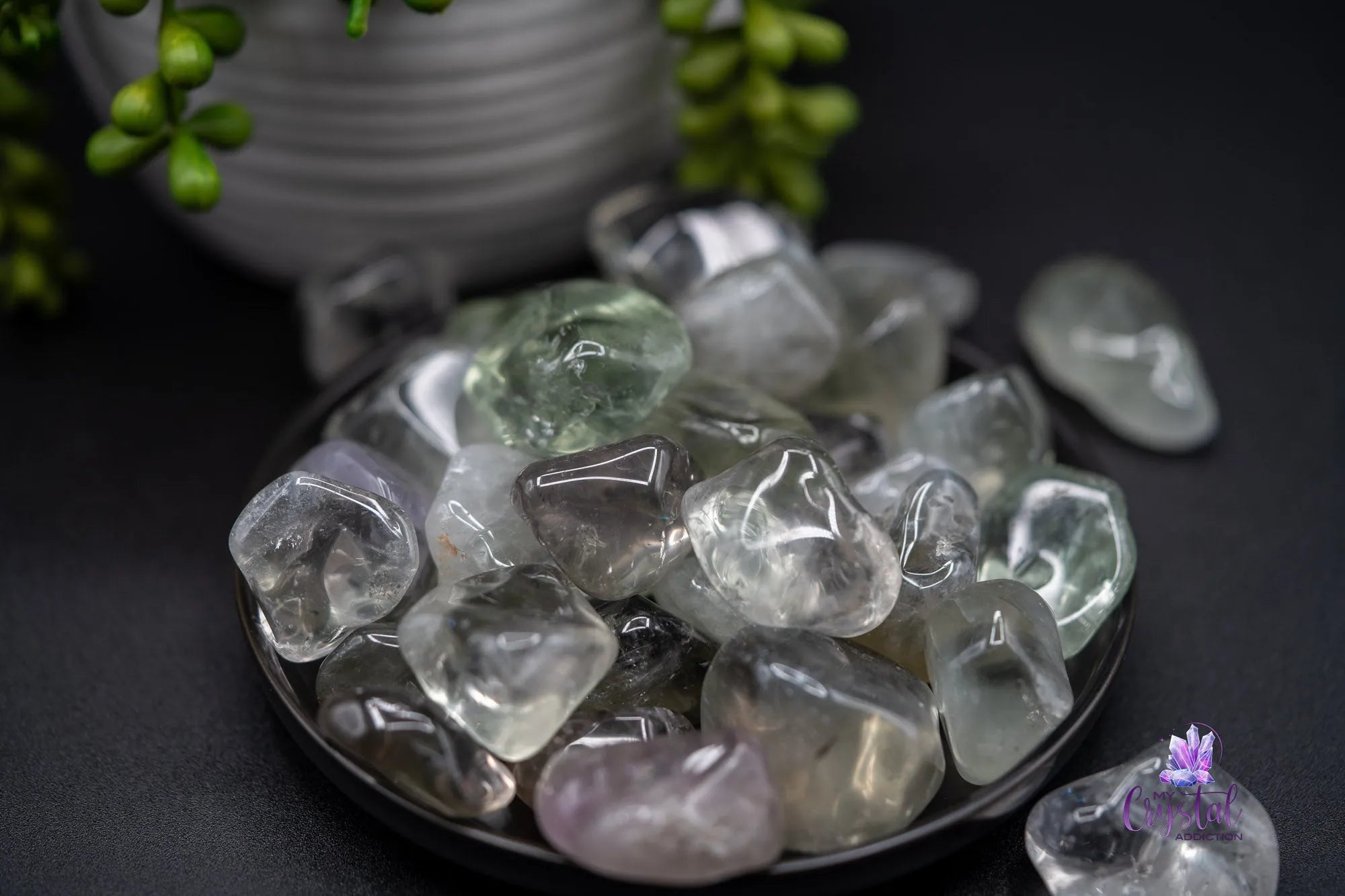 Prasiolite Tumble - My Crystal Addiction