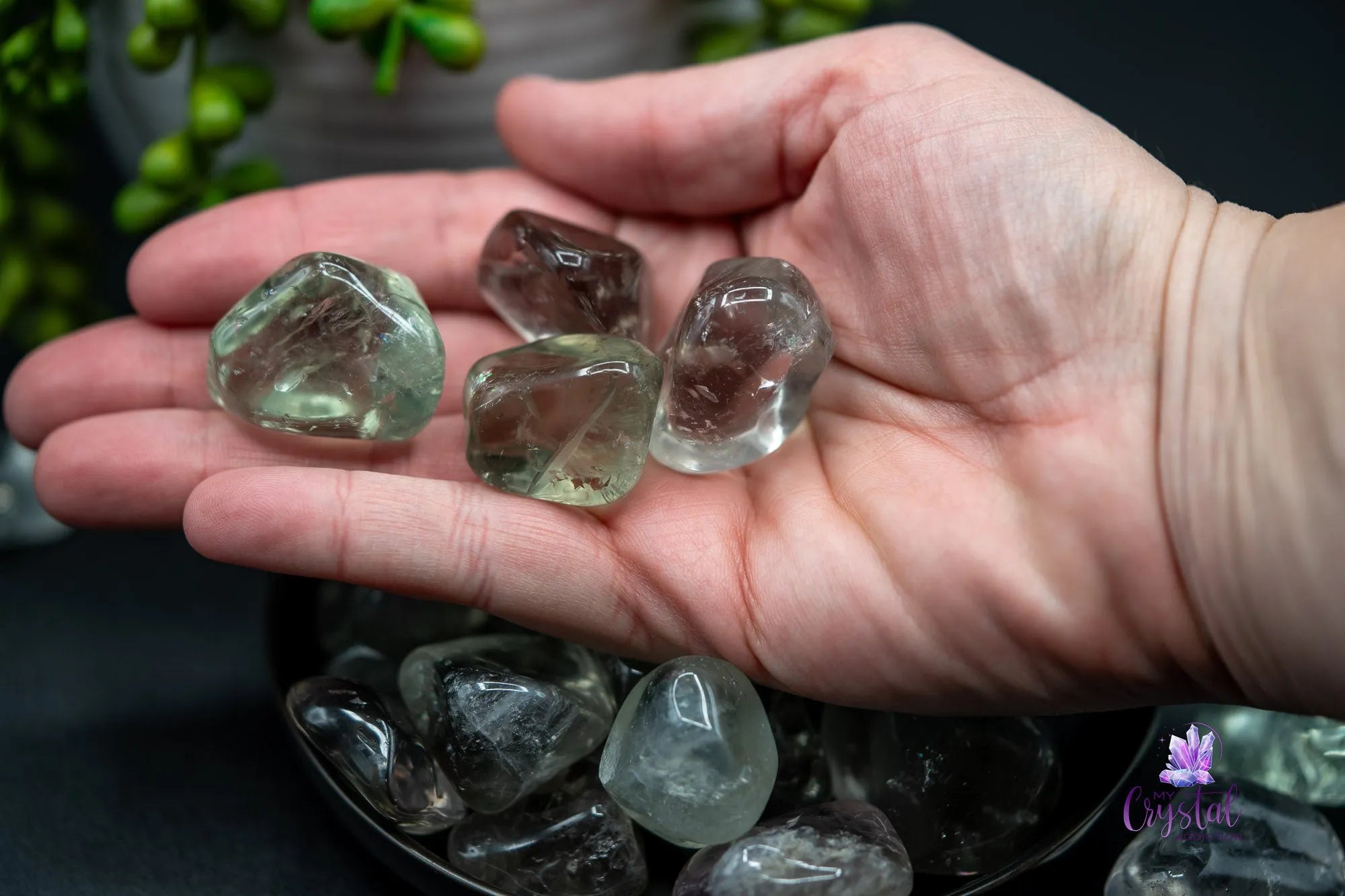 Prasiolite Tumble - My Crystal Addiction