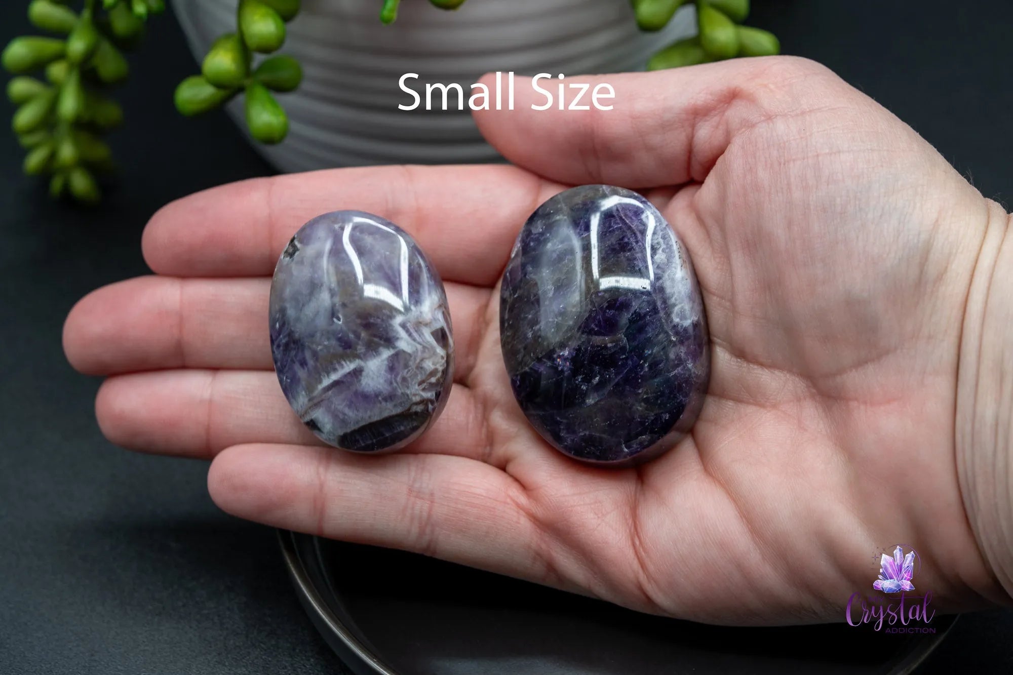 Dream Amethyst Palm Stone - My Crystal Addiction