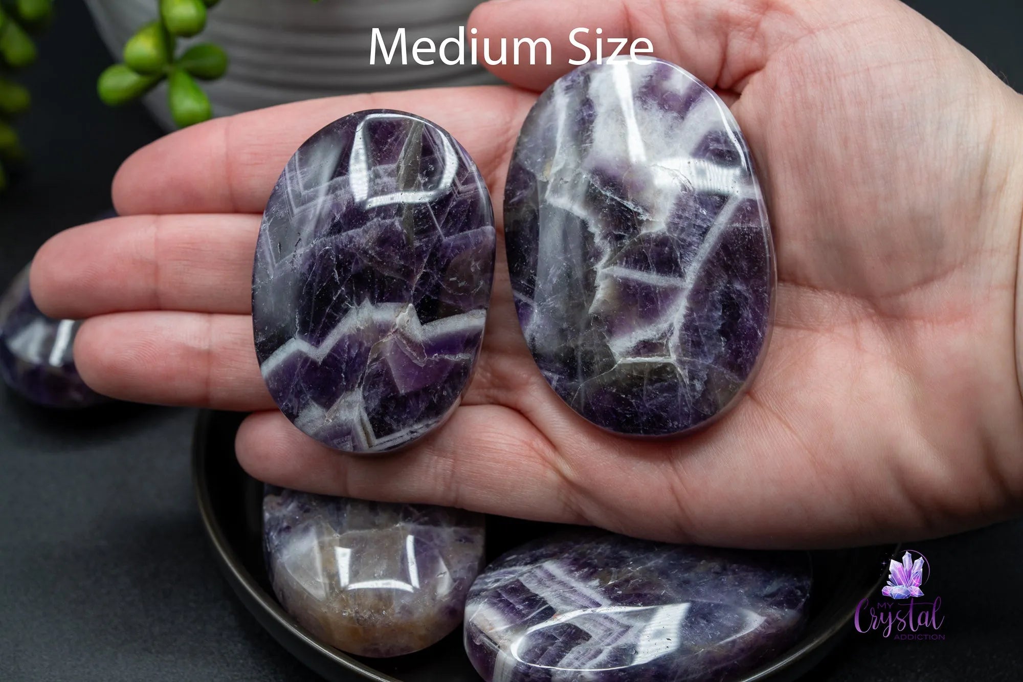 Dream Amethyst Palm Stone - My Crystal Addiction