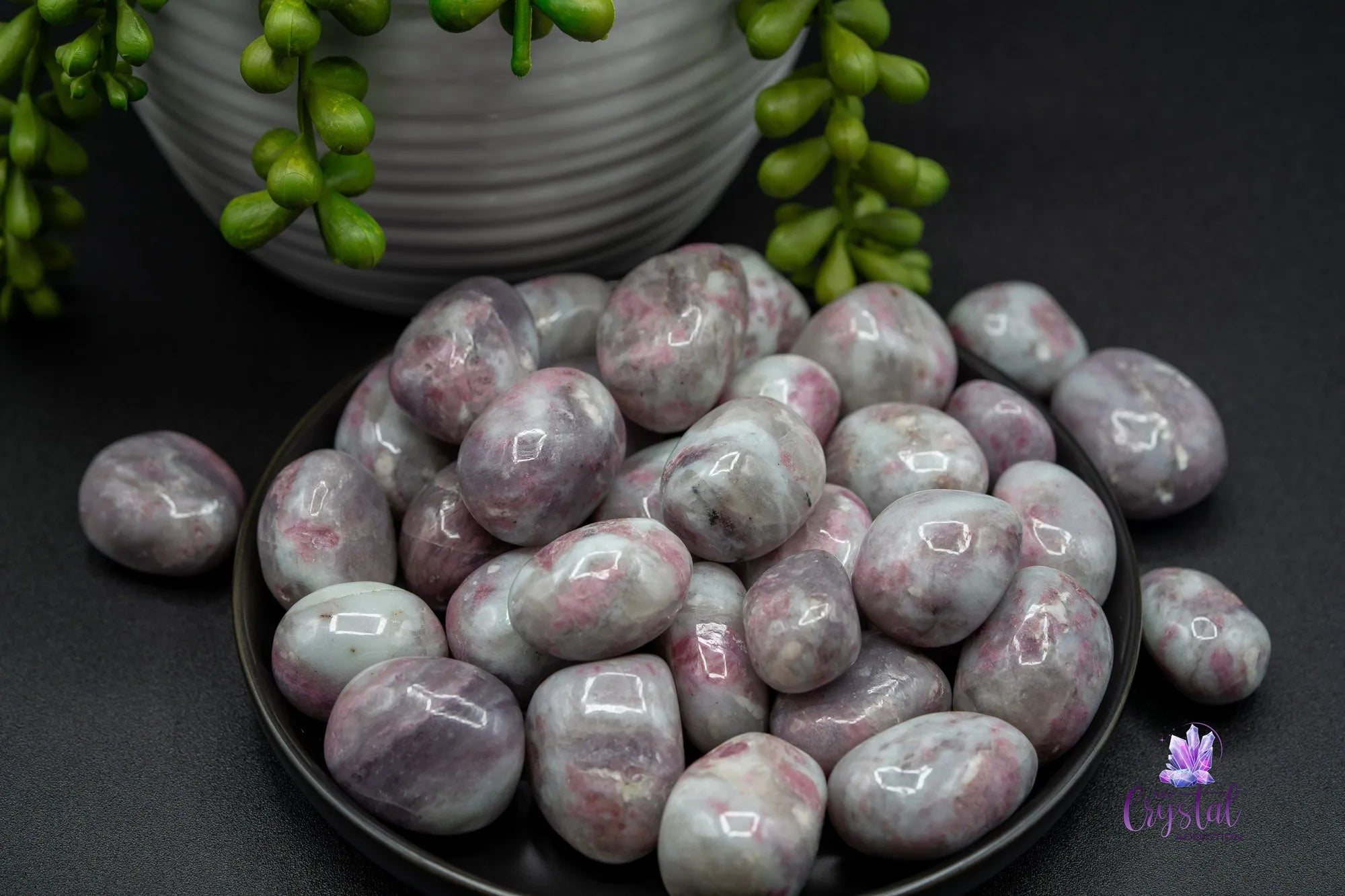 Pink Tourmaline Tumble - My Crystal Addiction