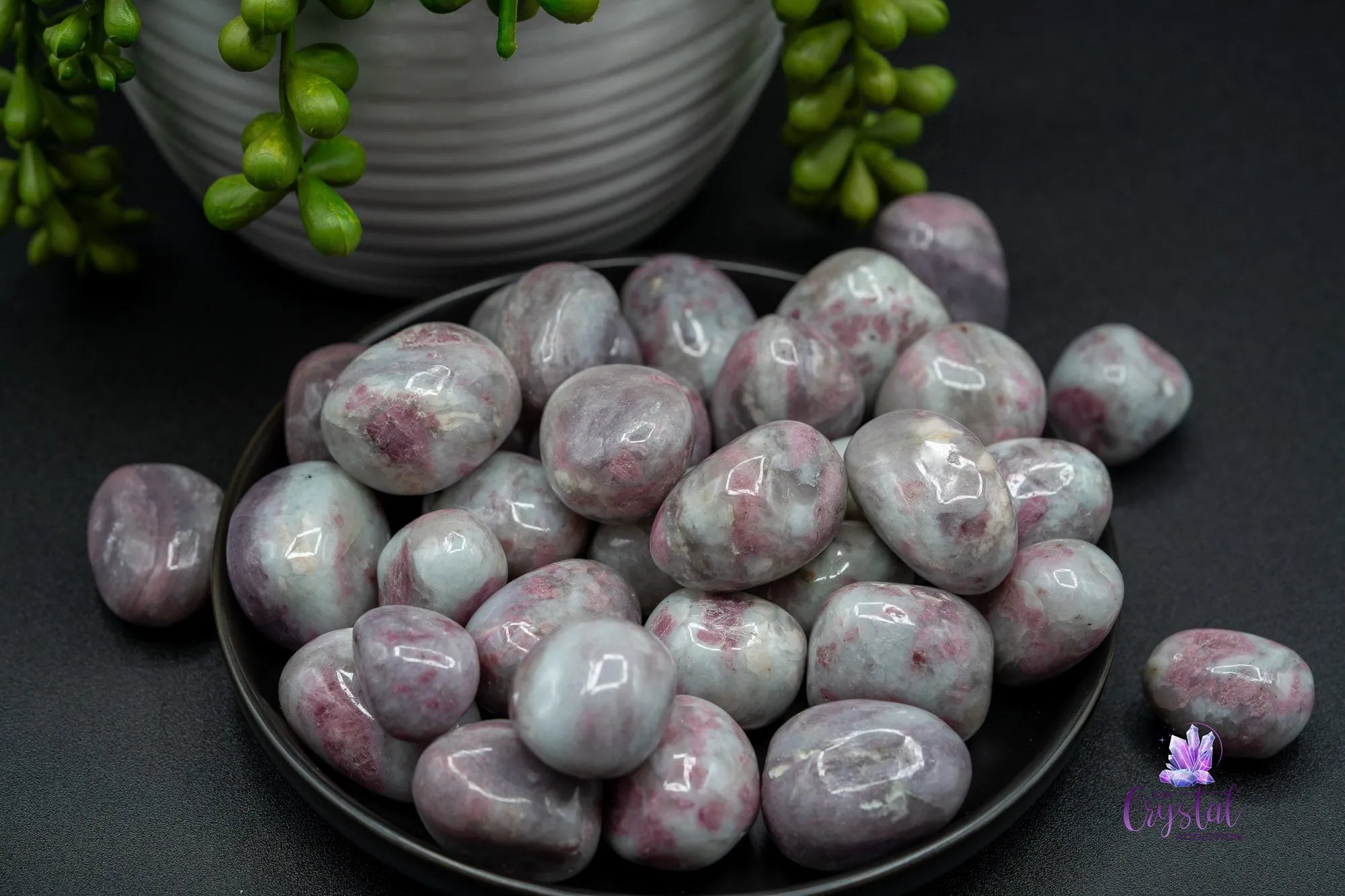 Pink Tourmaline Tumble - My Crystal Addiction