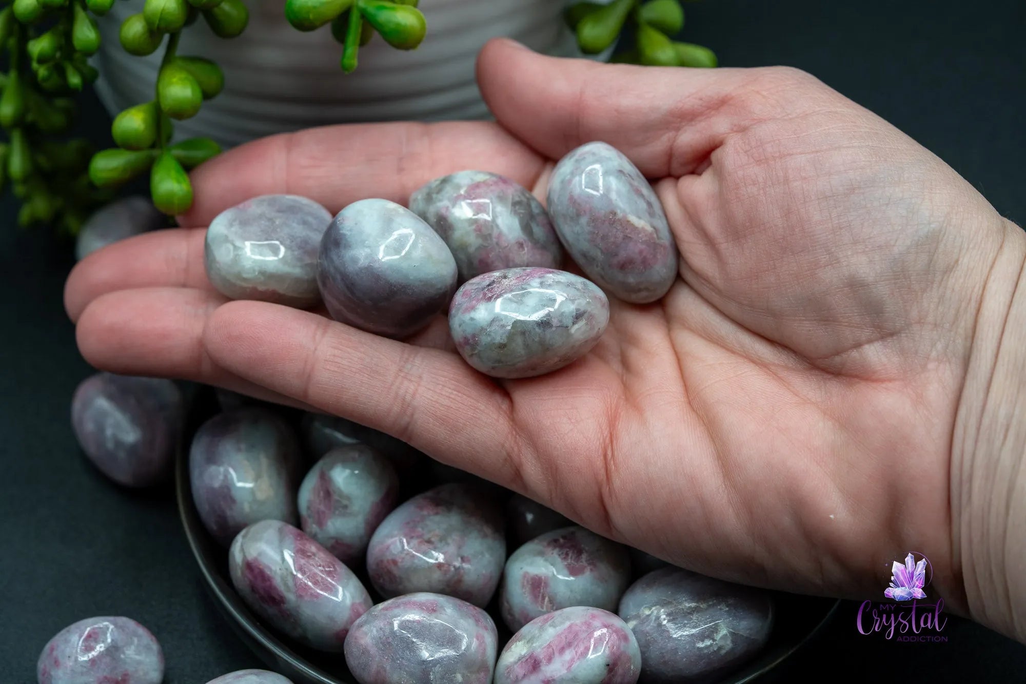 Pink Tourmaline Tumble - My Crystal Addiction