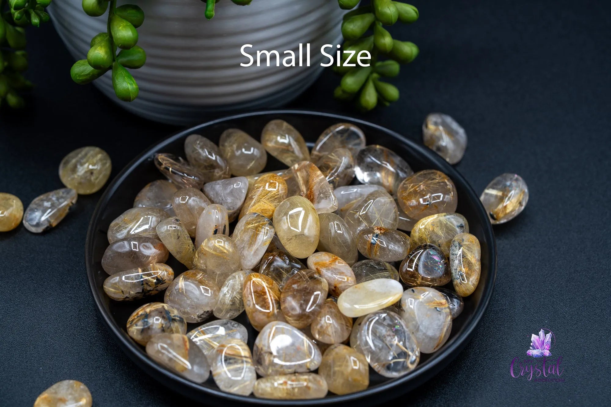 High Quality Golden Rutile Tumble - My Crystal Addiction