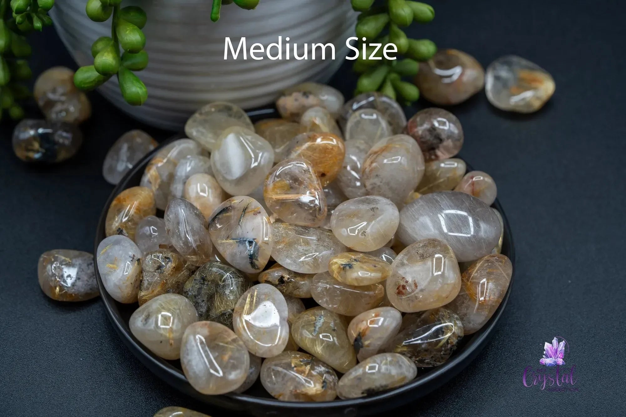 High Quality Golden Rutile Tumble - My Crystal Addiction