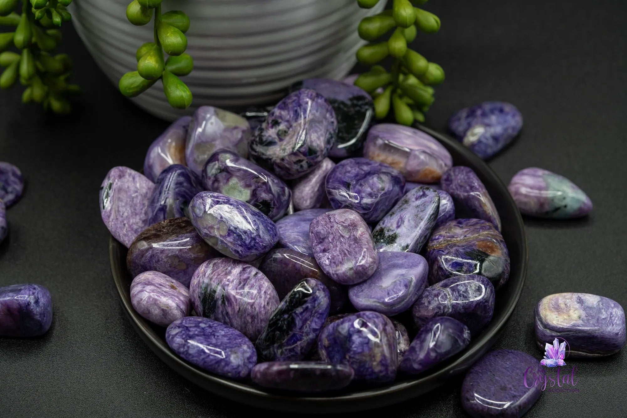 High Quality Charoite Tumble - My Crystal Addiction