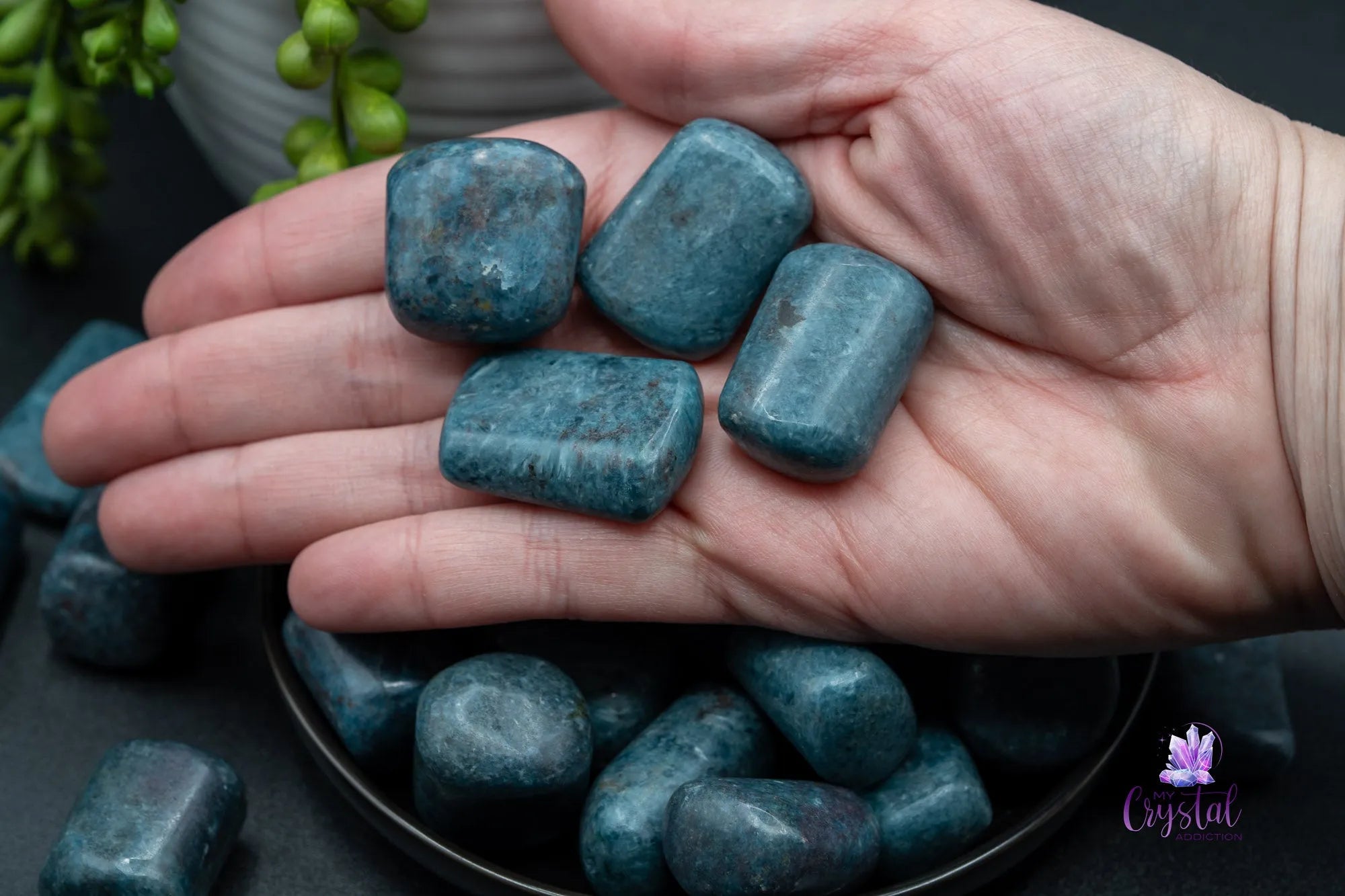 Blue Kyanite Tumble - from India - My Crystal Addiction