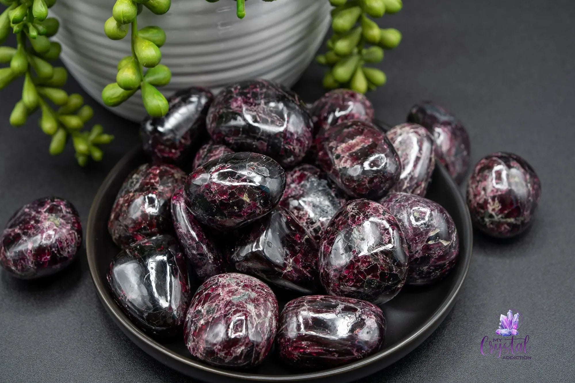 Red Garnet Tumble - Gemmy - My Crystal Addiction