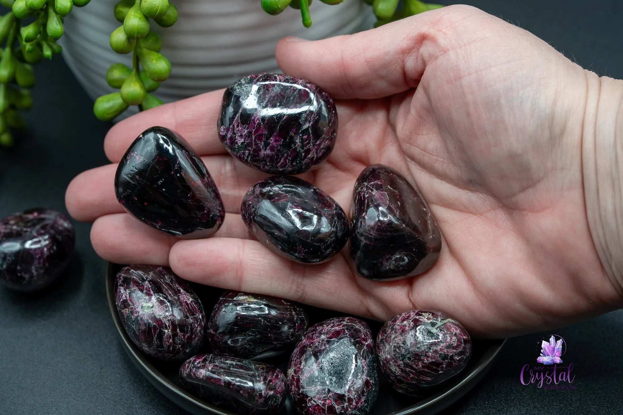 Red Garnet Tumble - Gemmy - My Crystal Addiction