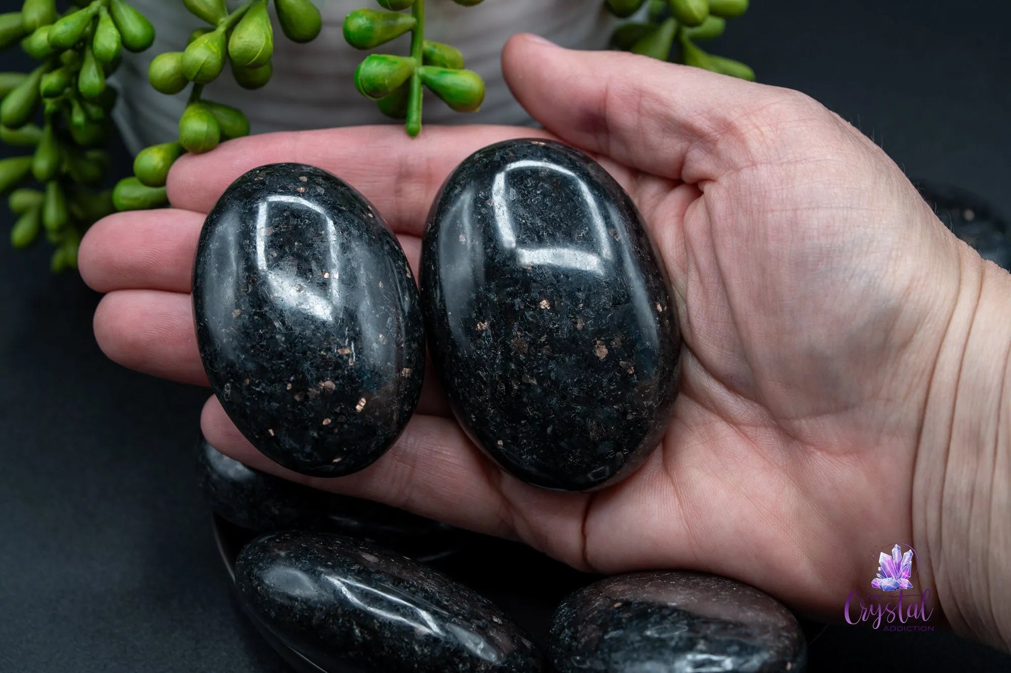 Copperite Palm Stone - My Crystal Addiction