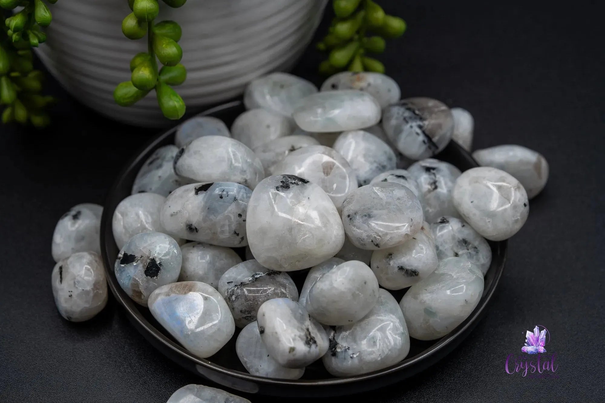 High Quality Rainbow Moonstone Tumble - My Crystal Addiction