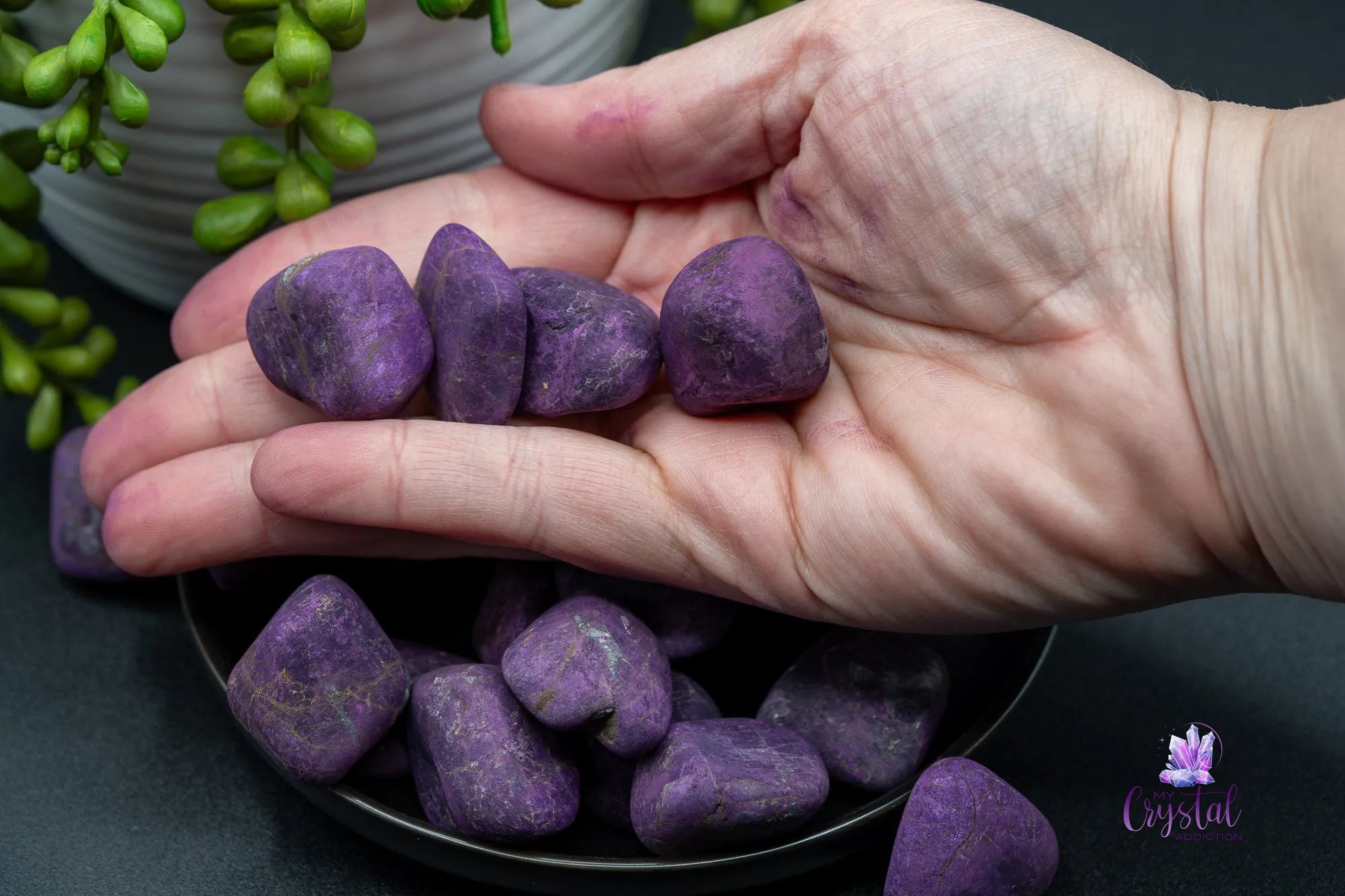 Purpurite Tumble - My Crystal Addiction