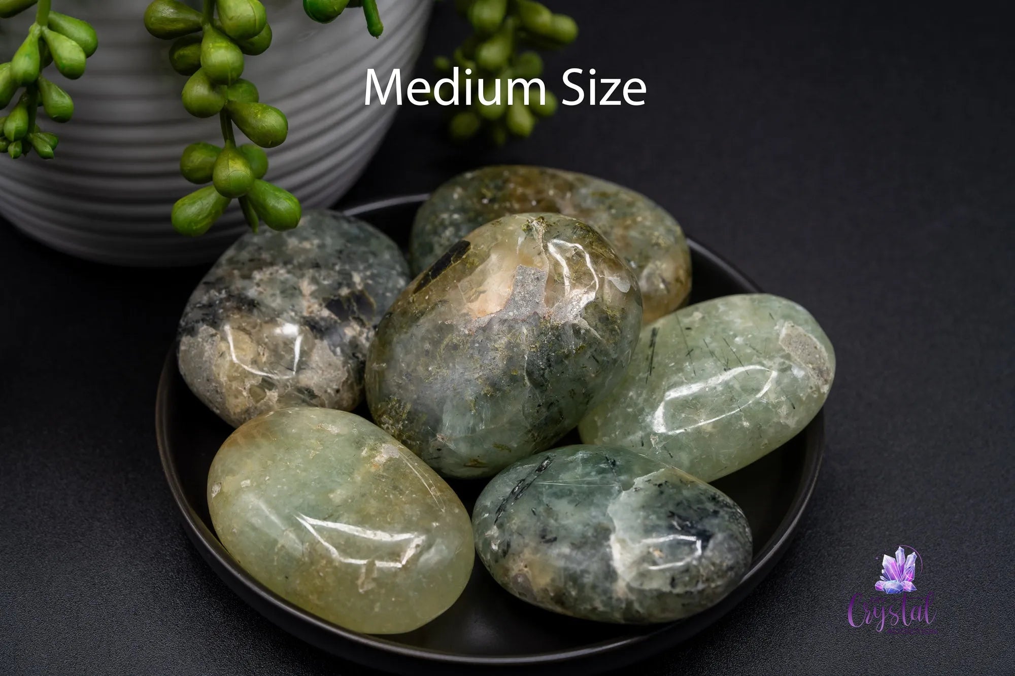 Prehnite Palm Stone - My Crystal Addiction