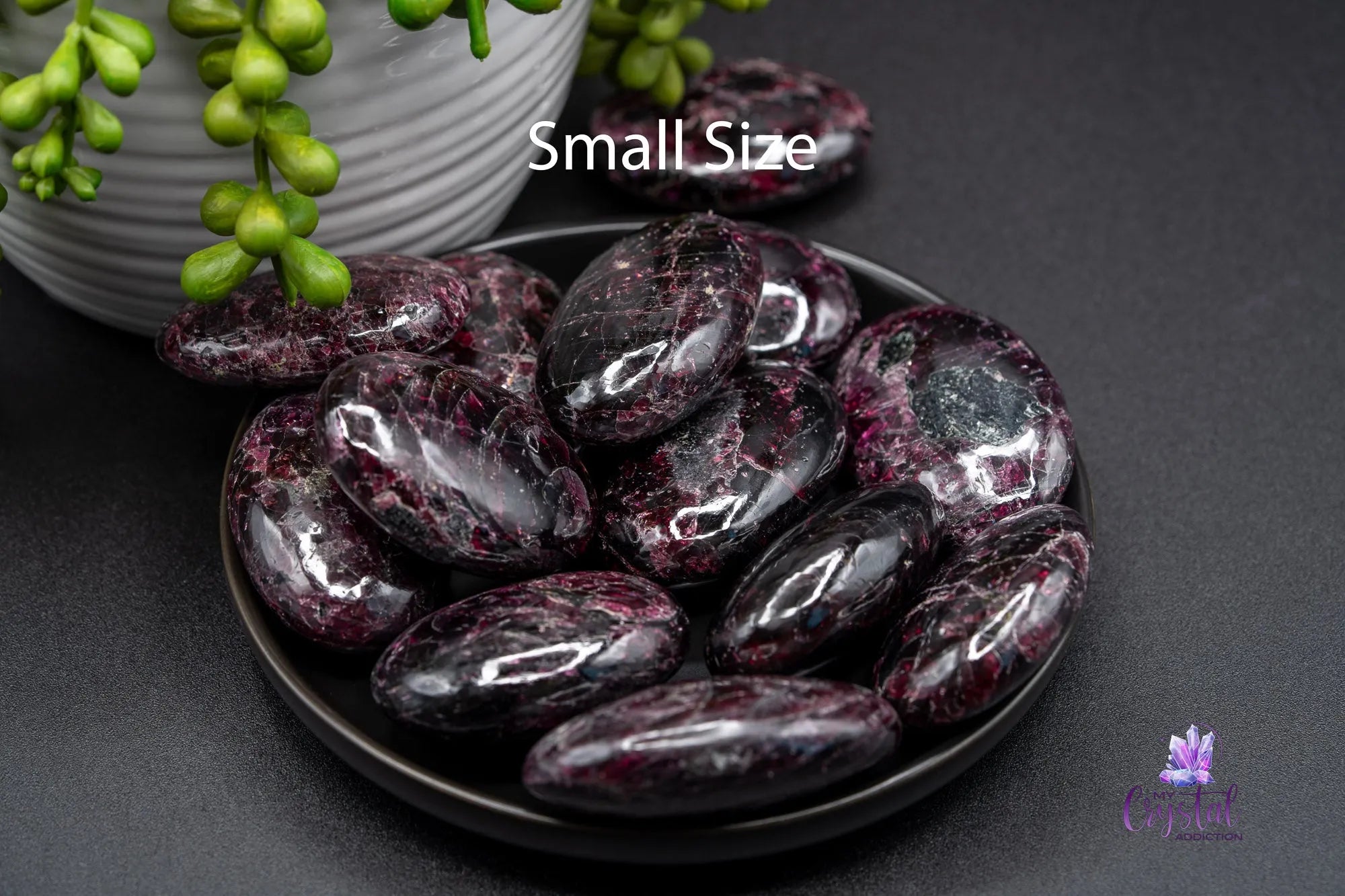 Red Garnet Palm Stone - Gemmy - My Crystal Addiction