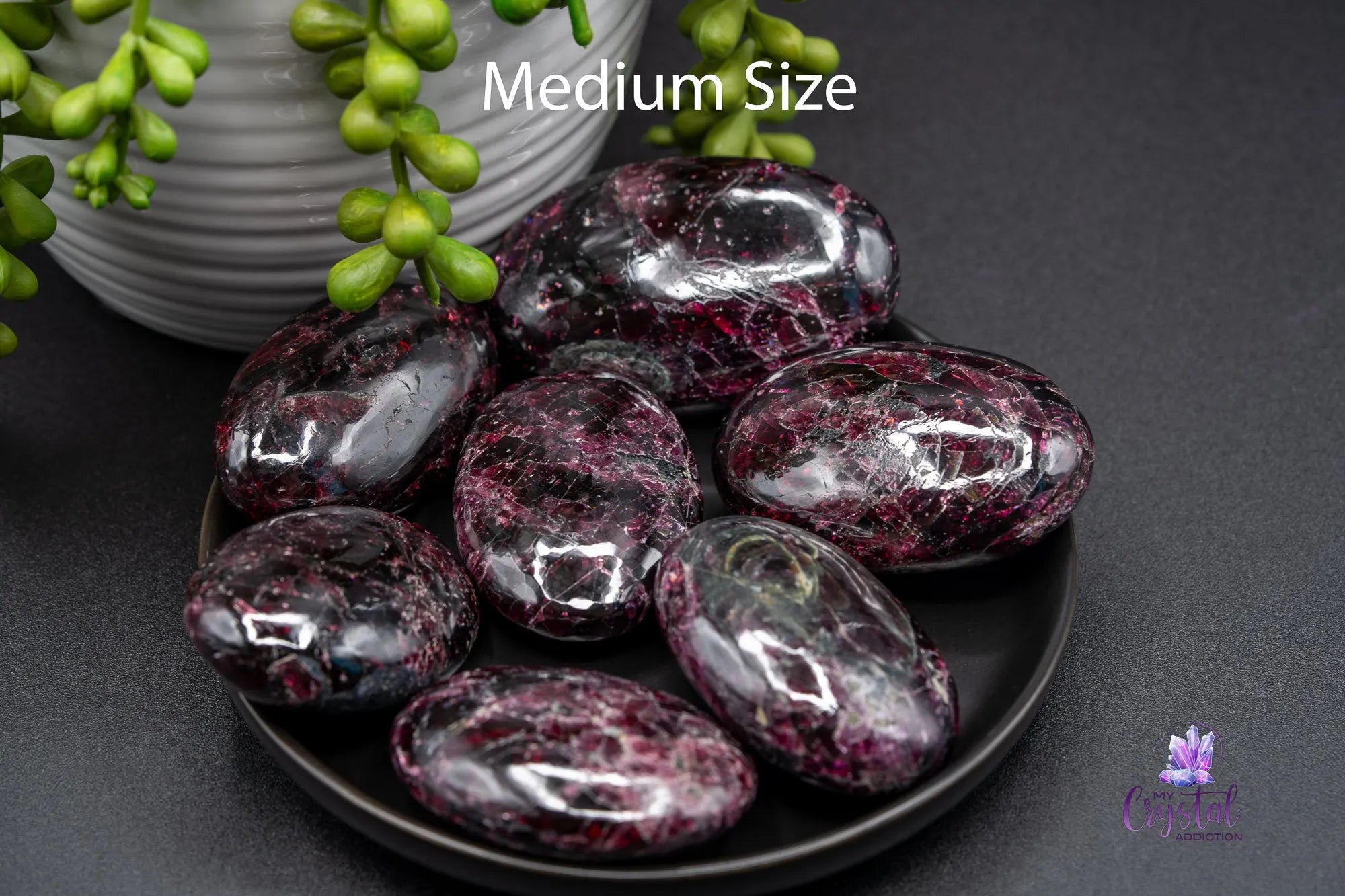 Red Garnet Palm Stone - Gemmy - My Crystal Addiction