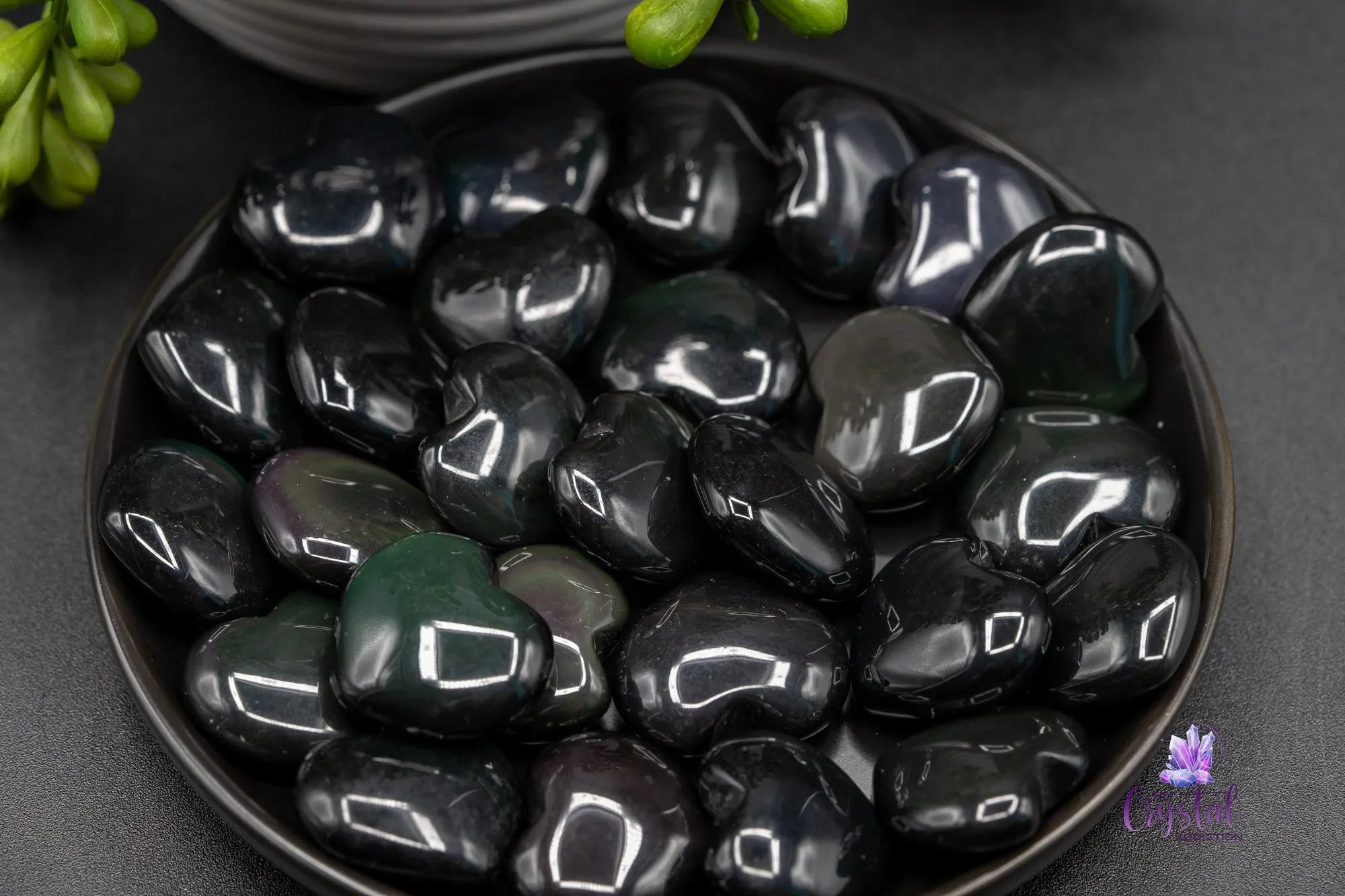 Rainbow Obsidian Heart Carving - My Crystal Addiction