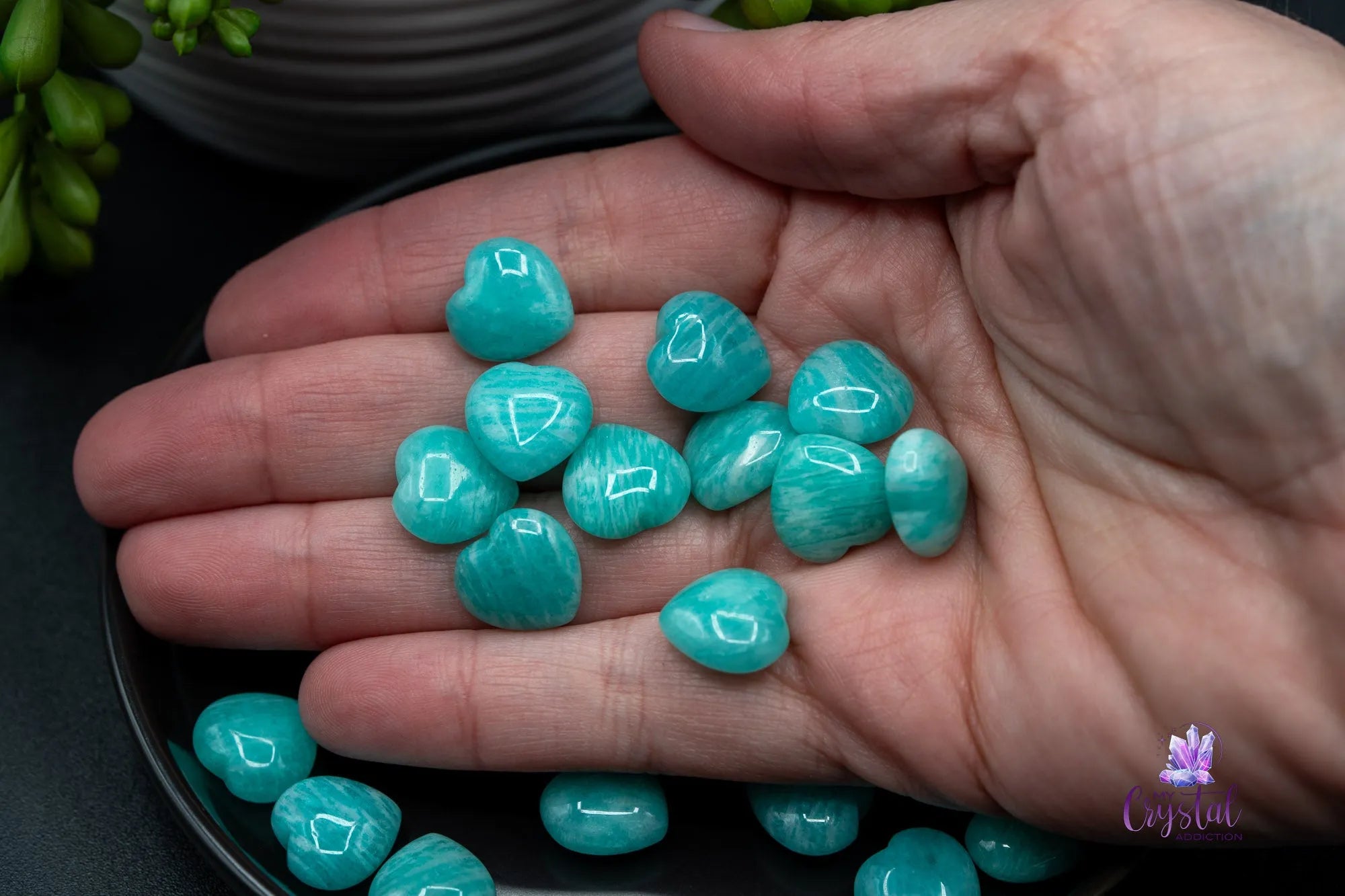 Amazonite Heart Carving - My Crystal Addiction
