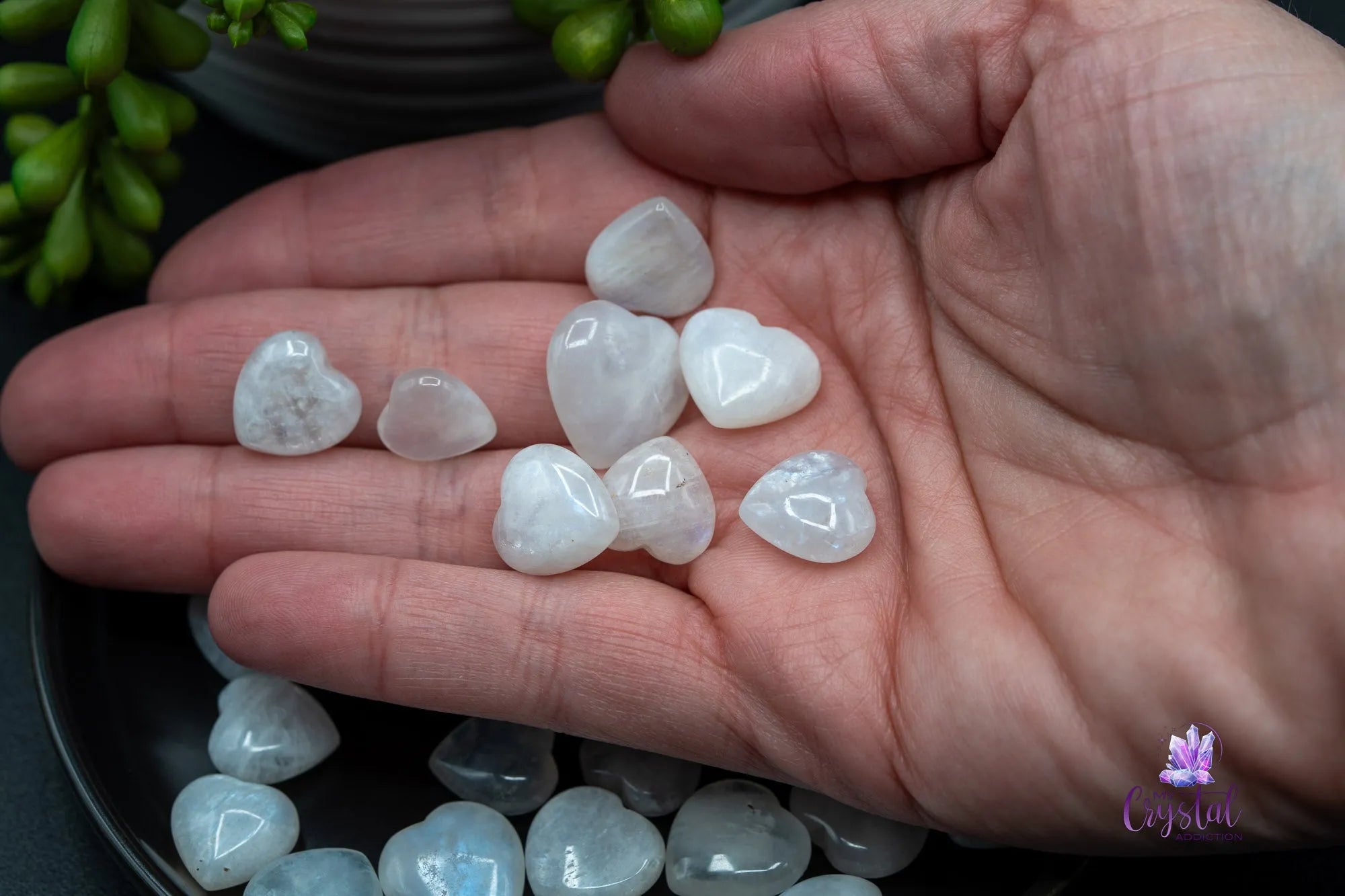 Moonstone Moon/Star/Heart Carving - My Crystal Addiction