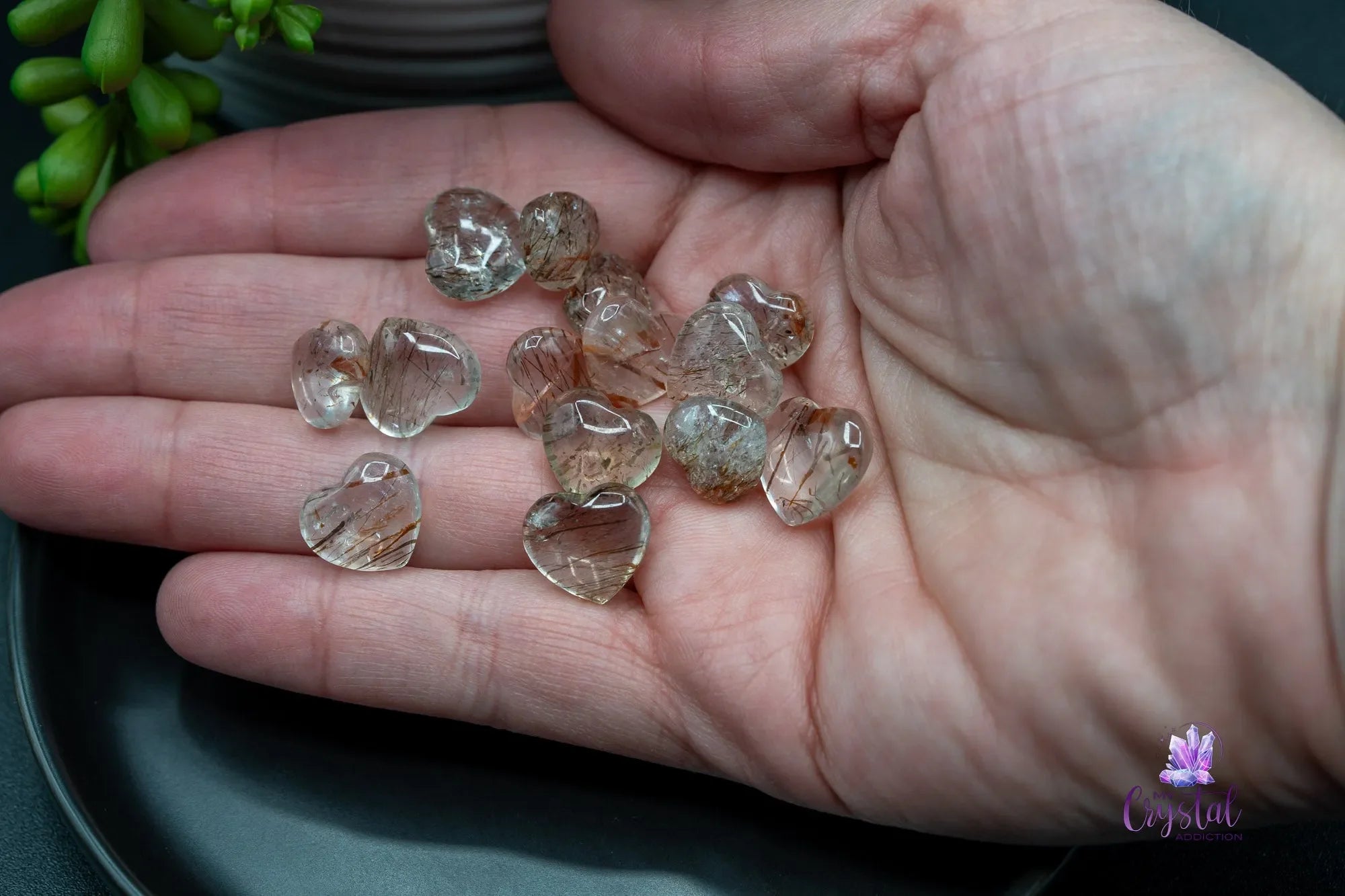 Rutile Quartz Heart Carving - My Crystal Addiction