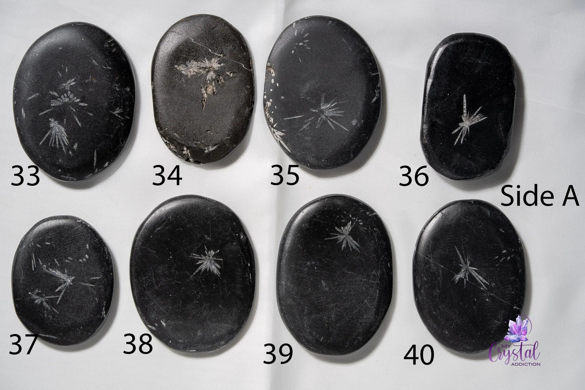 Chrysanthemum Stone Palm Stone - My Crystal Addiction