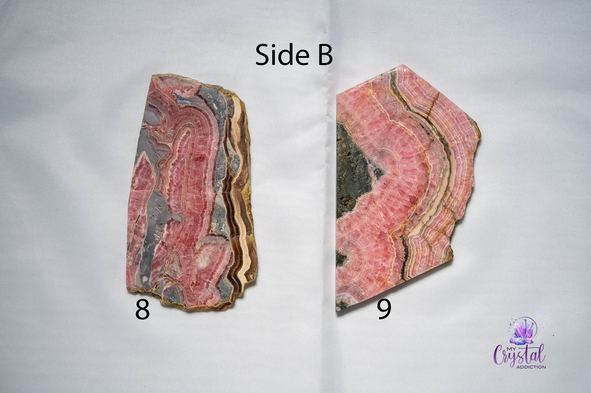 High Quality Rhodochrosite Slice/Slab - My Crystal Addiction