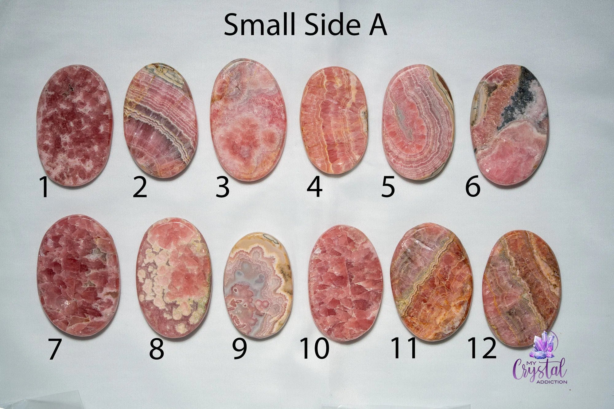 Rhodochrosite Palm Stone - My Crystal Addiction