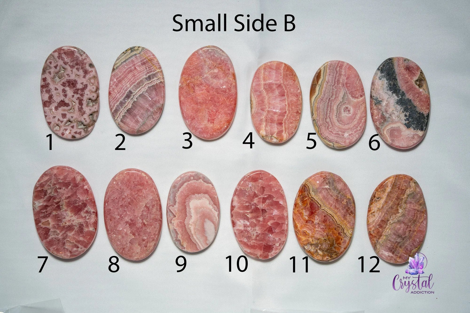 Rhodochrosite Palm Stone - My Crystal Addiction